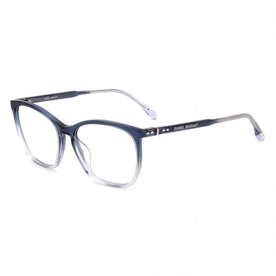 Gafas de sol Isabel Marant modernas unisex con montura de acetato, lentes de policarbonato sombreadas azules y 54 mm de ancho de lente