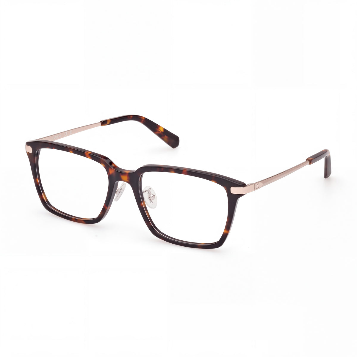 GUESS GU50206-D Gafas unisex con montura Habana Oscuro, lentes de policarbonato sin graduar 55/18/145, Photo 1