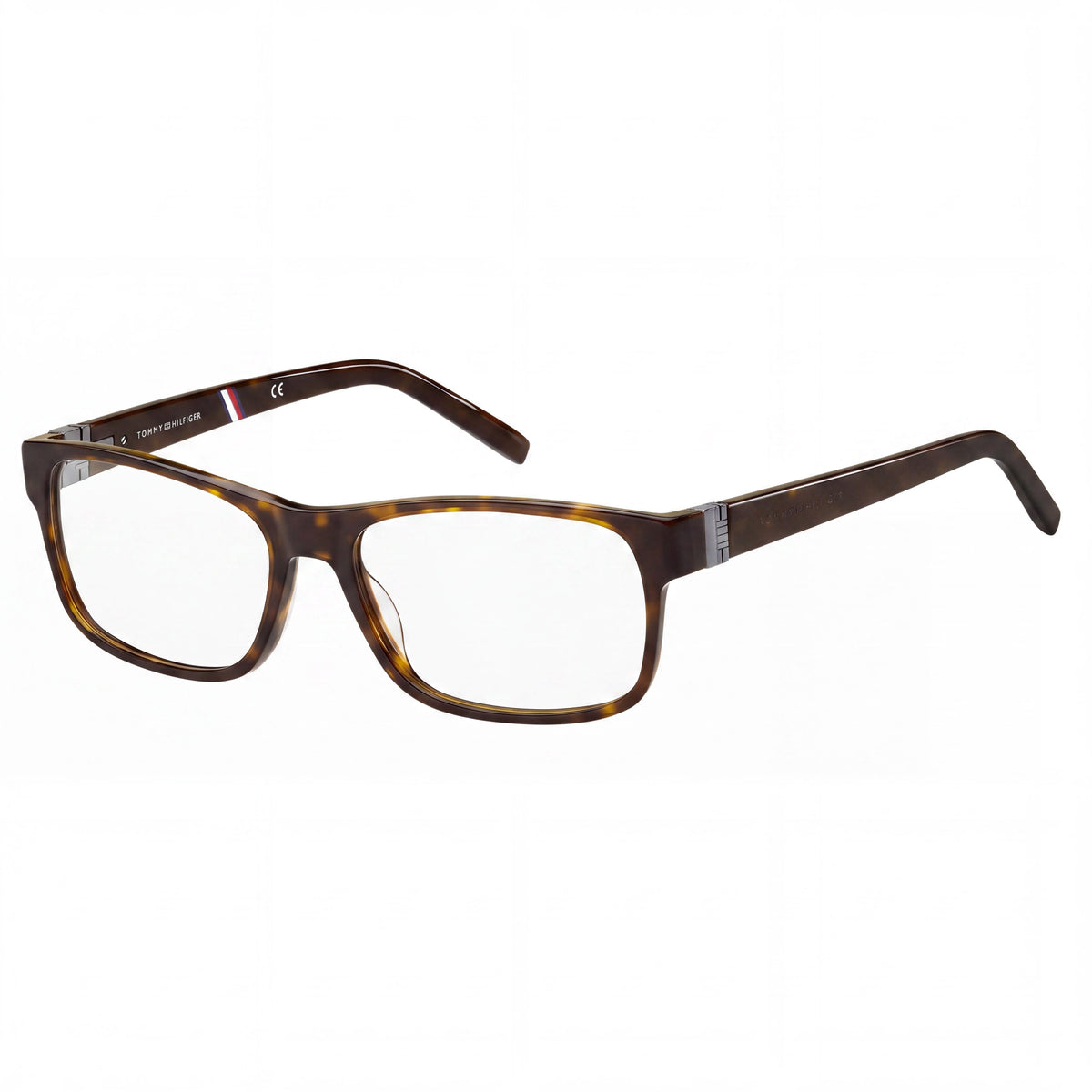 Tommy Hilfiger Modern Men's Havana Acetate Frame Non-polarized Polycarbonate Lenses Sunglasses 57mm, Photo 1