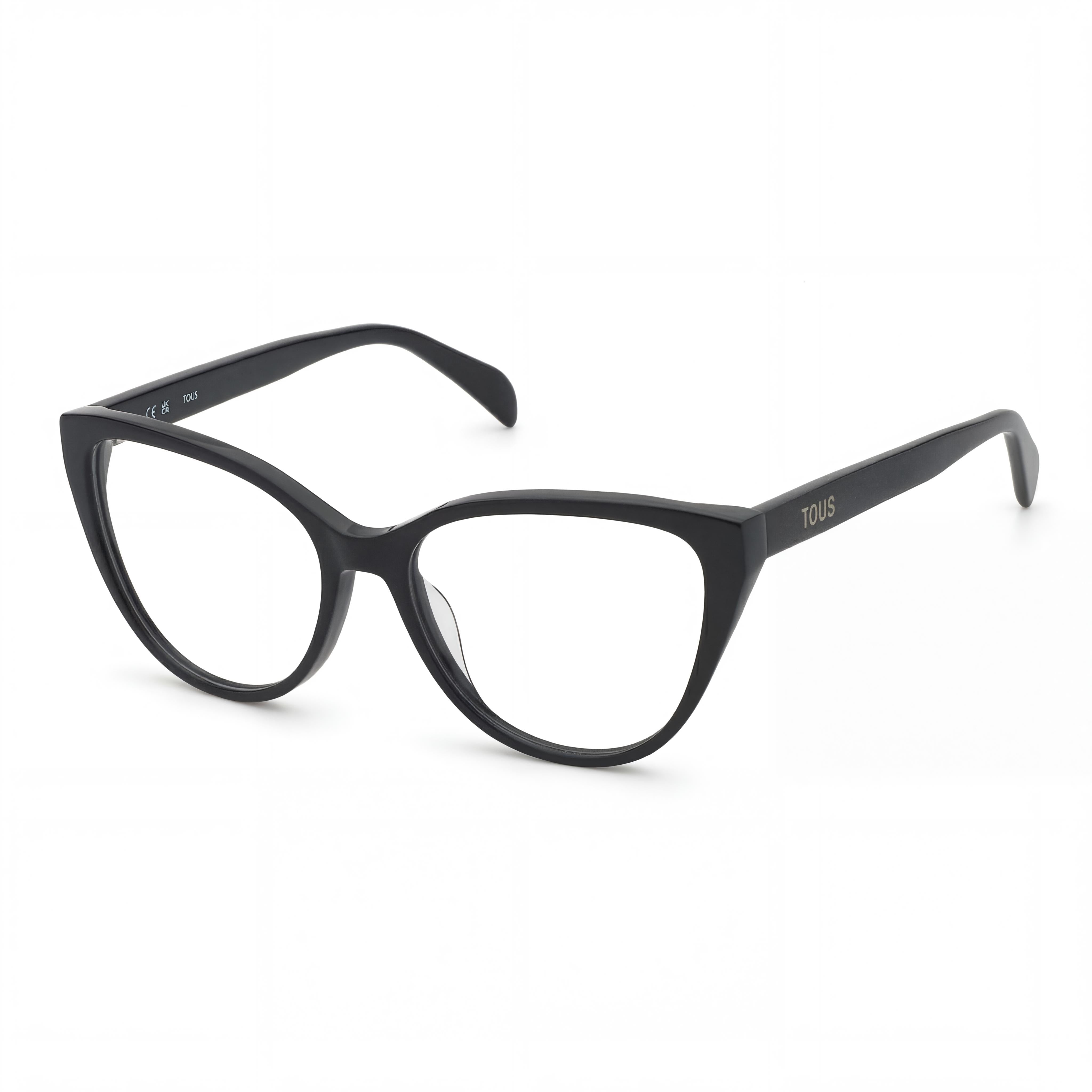 Montura de gafas TOUS Butterfly para mujer, de acetato de celulosa negro, 54 mm, Photo 1