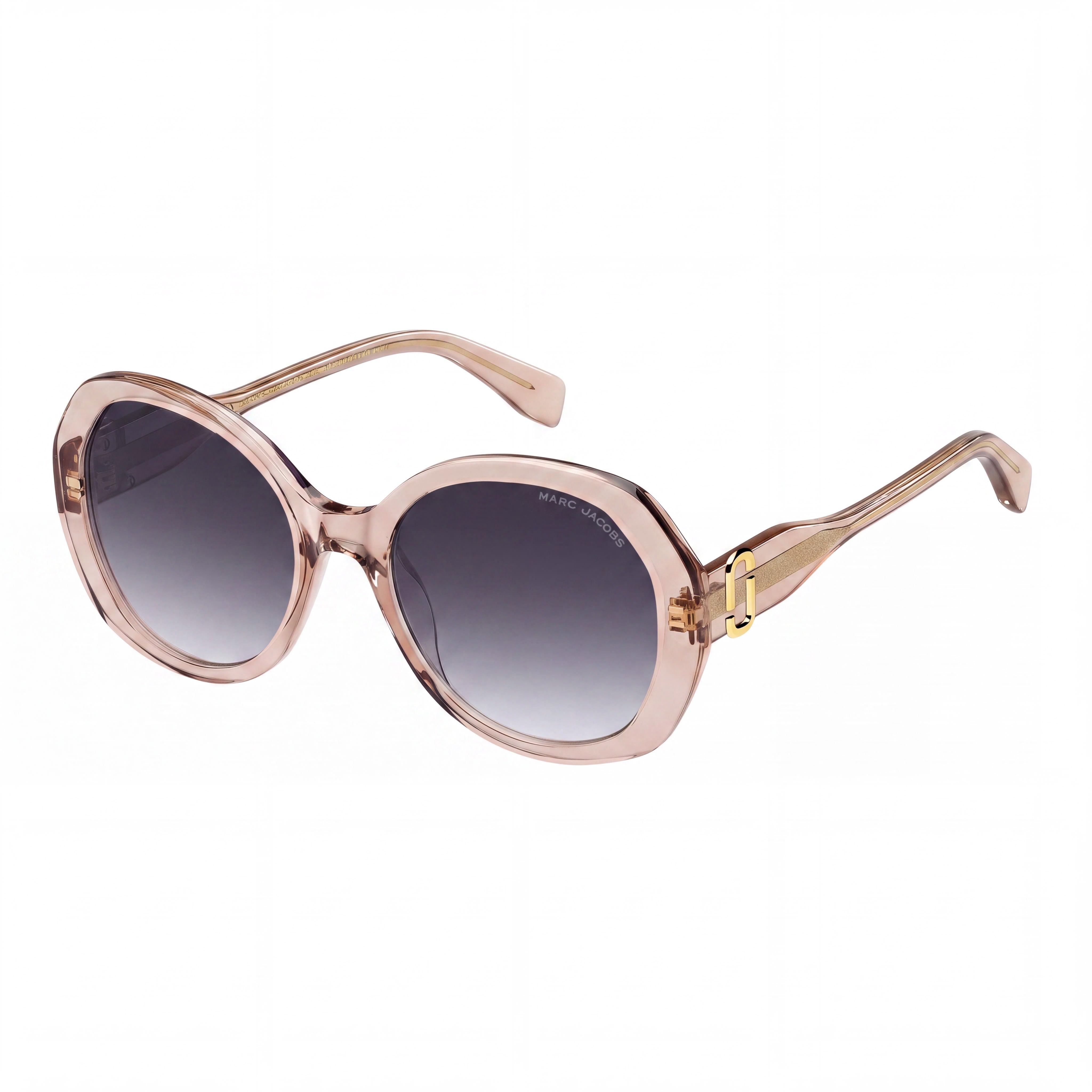 Gafas de sol Marc Jacobs Marc 763/S para mujer, de acetato, color nude/montura gris oscuro, lente gris oscuro jaspeado, protección UV no polarizada, 55 mm, Photo 1