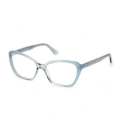 Marcolin GU50115 Women's Plastic Sunglasses with Turquoise Gradient Frame and Multicoloured Lenses, 2-14-140