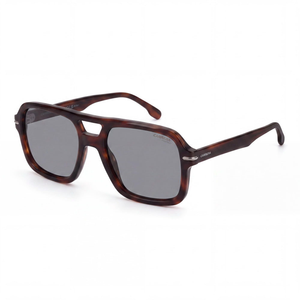 Carrera 317/S EX4 Women's Lightweight Acetate Brown Horn Polycarbonate UV Protection Sunglasses 55-20-150mm