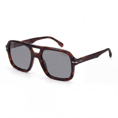 Carrera 317/S EX4 Women's Lightweight Acetate Brown Horn Polycarbonate UV Protection Sunglasses 55-20-150mm