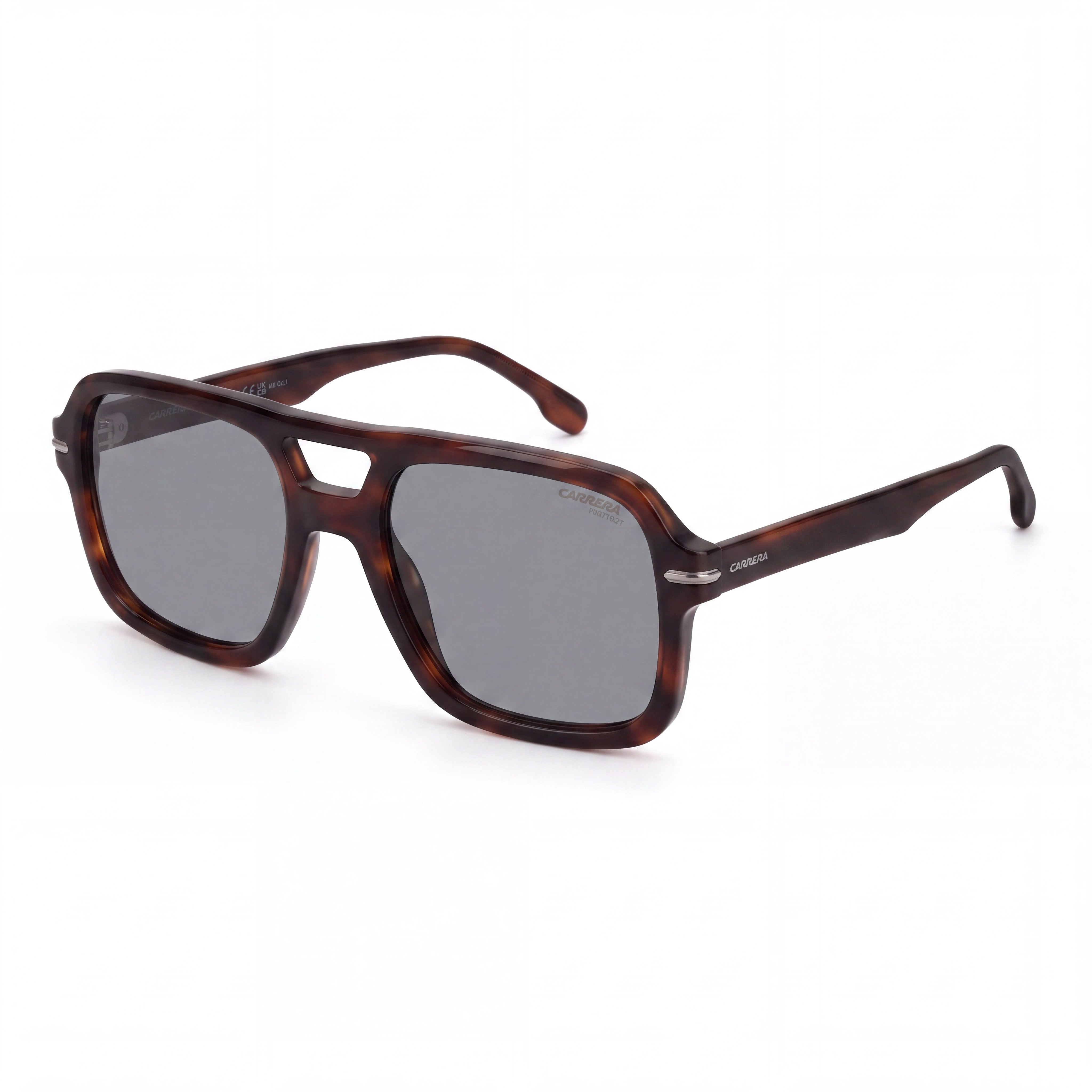 Carrera 317/S EX4 Women's Lightweight Acetate Brown Horn Polycarbonate UV Protection Sunglasses 55-20-150mm, Photo 1