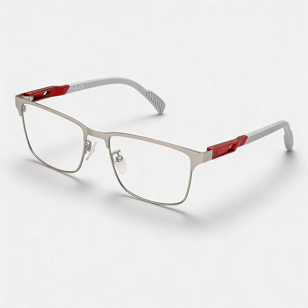 Gafas adidas Sp5024 para hombre con montura metálica, color gris paladio mate, talla 55-17-140
