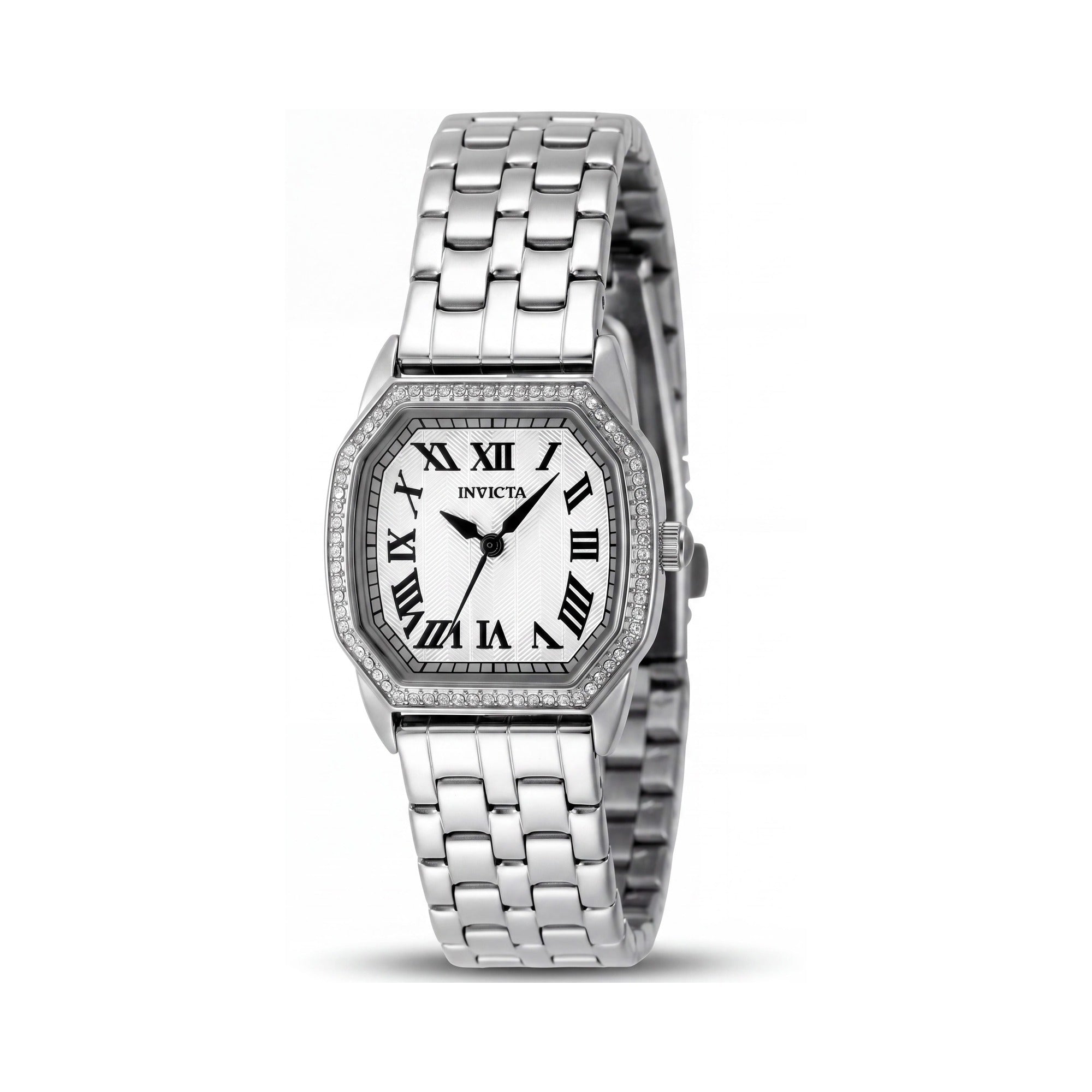 Invicta Wildflower 48998 Women's 27mm Stainless Steel Quartz Silver Dial Bracelet Watch, Photo 1