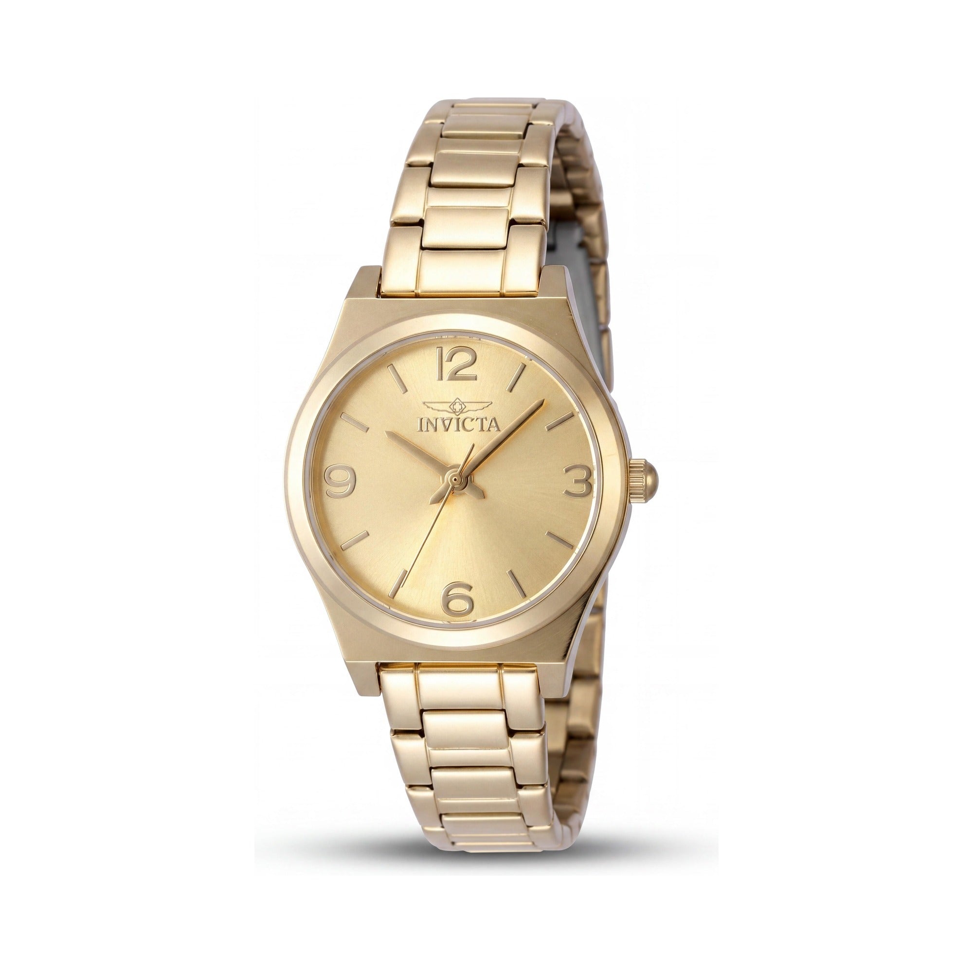 Reloj clásico unisex Invicta Angel Lady de acero inoxidable con bisel, números arábigos y manecillas de alto contraste, 30 mm., Photo 1