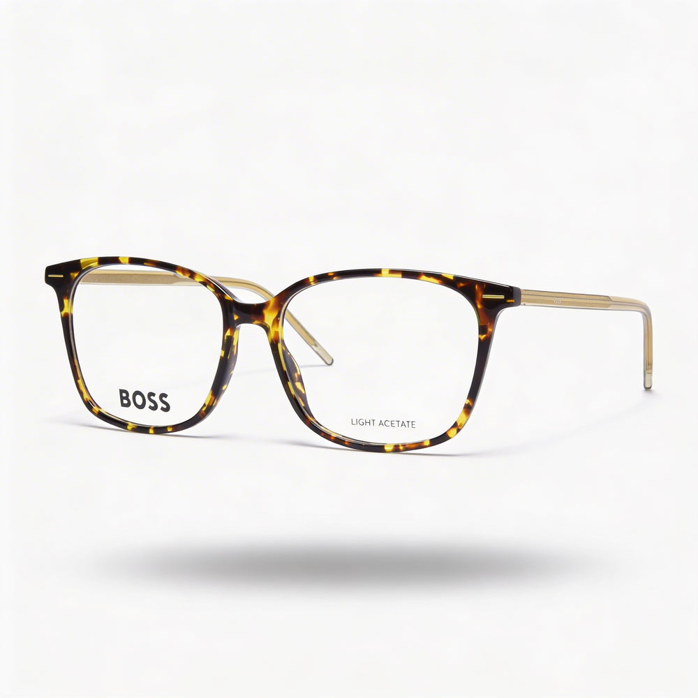Gafas Hugo Boss 1526 Unisex para Hombre con Montura Amarilla Habana y Lentes de Policarbonato 53mm