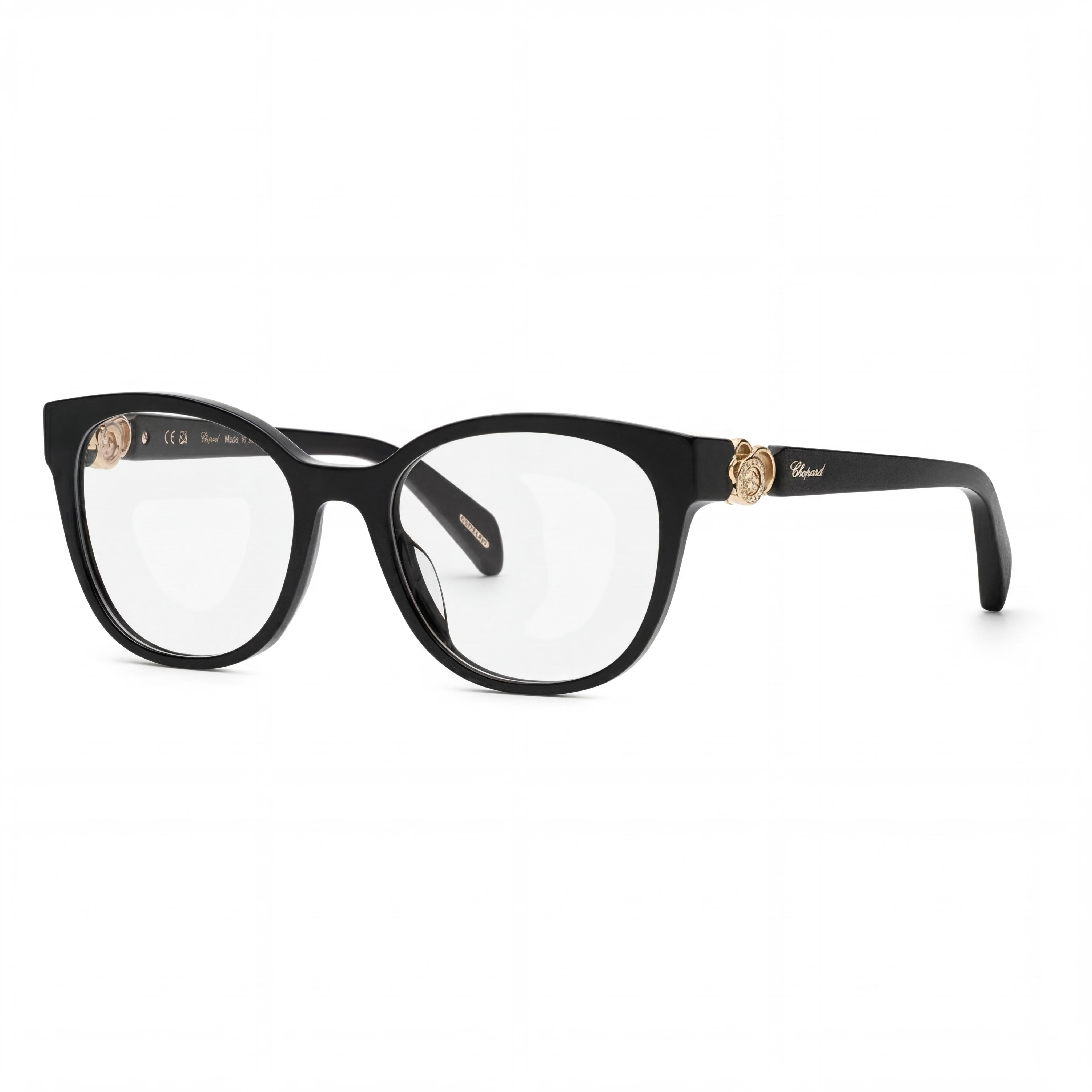 Gafas Chopard Vch356s para mujer, montura de acetato negro brillante, 53 mm, Photo 1