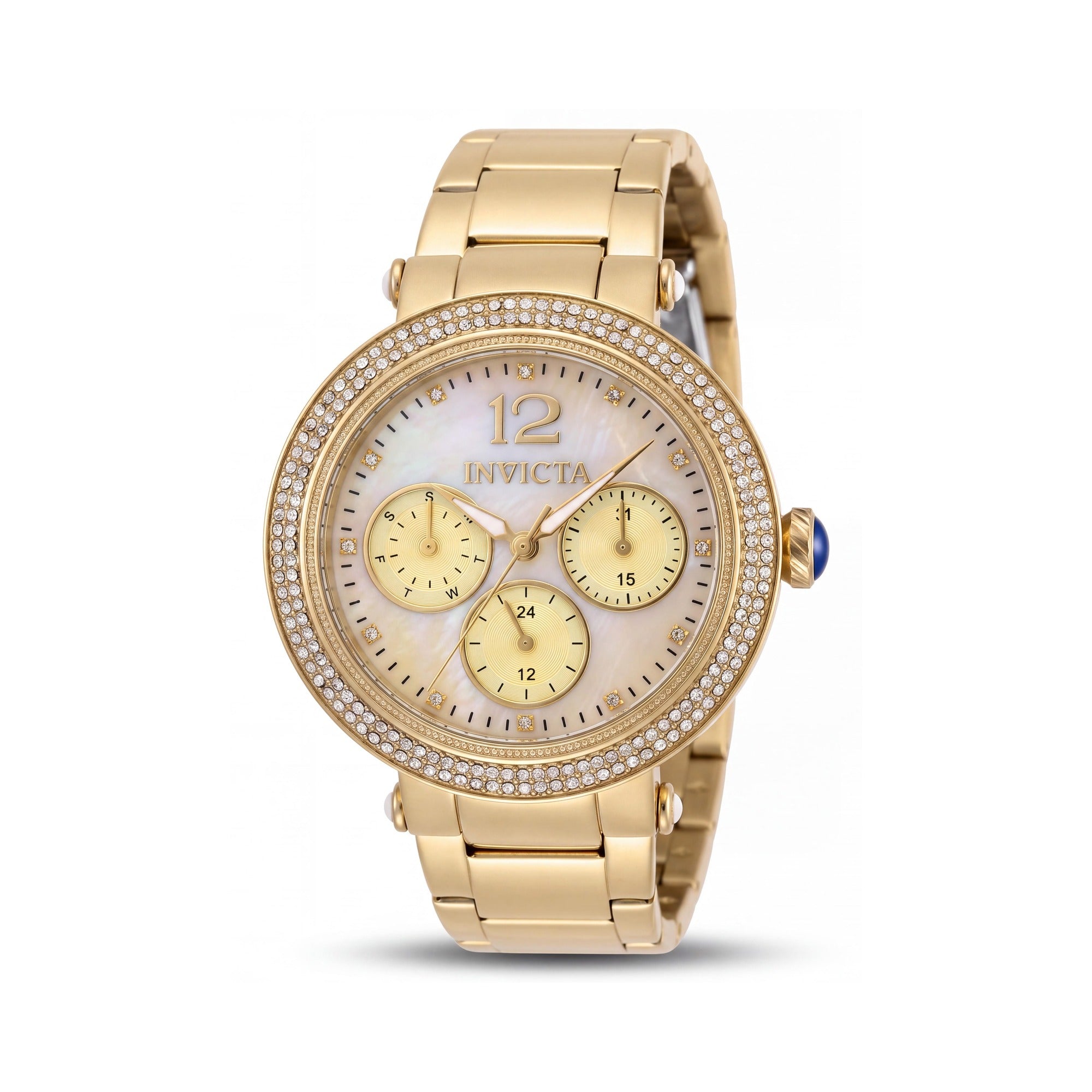Invicta Bolt 48113 Women's Gold Stainless Steel Bracelet Watch 37mm, Photo 1