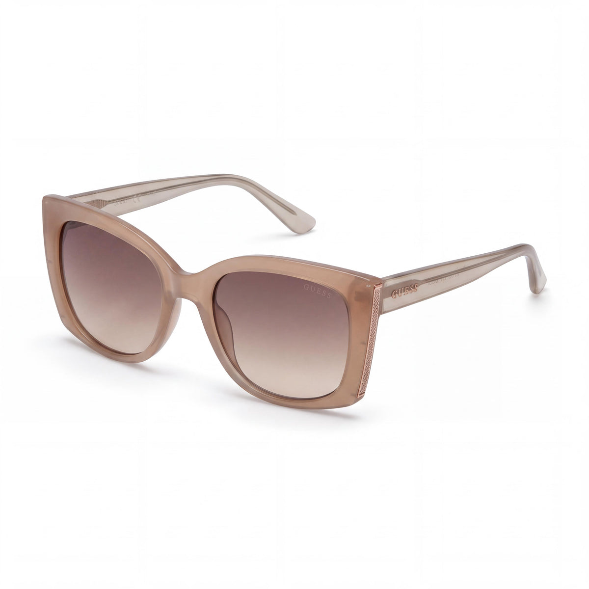 GUESS Gf6169 Women's Beige Gradient Brown Composite Frame Brown Non-Polarized UV Protection Sunglasses 140mm, Photo 1