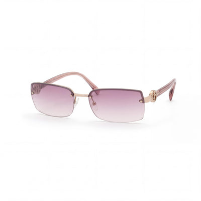 Gafas de diseño para mujer Marc Jacobs Mj 1067 con montura de metal rosa dorado y lentes doradas nude, tamaño 54 mm