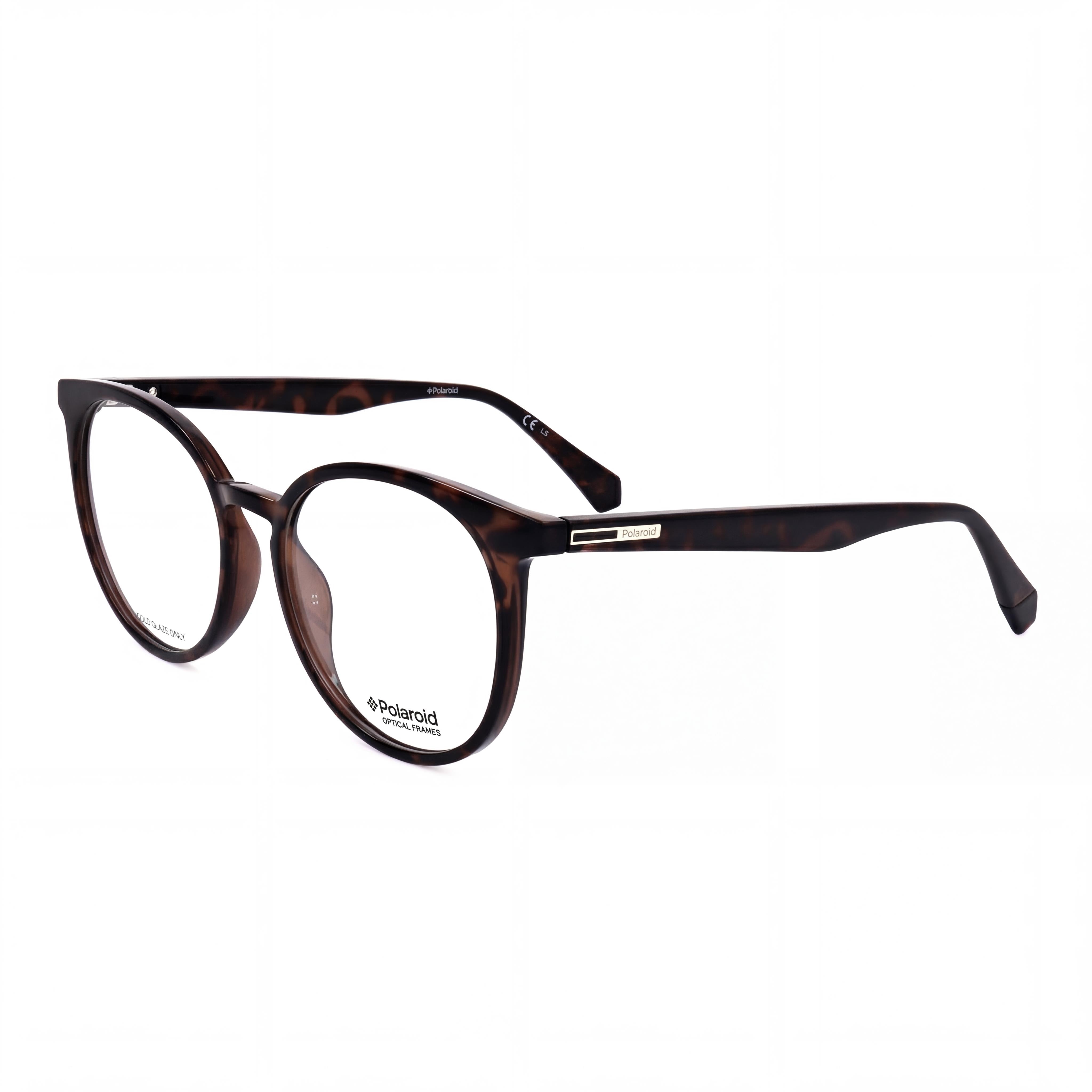 Gafas de sol Polaroid Pld D379 para hombre, color Havana, con lentes de demostración transparentes, graduadas, de 53 mm, Photo 1