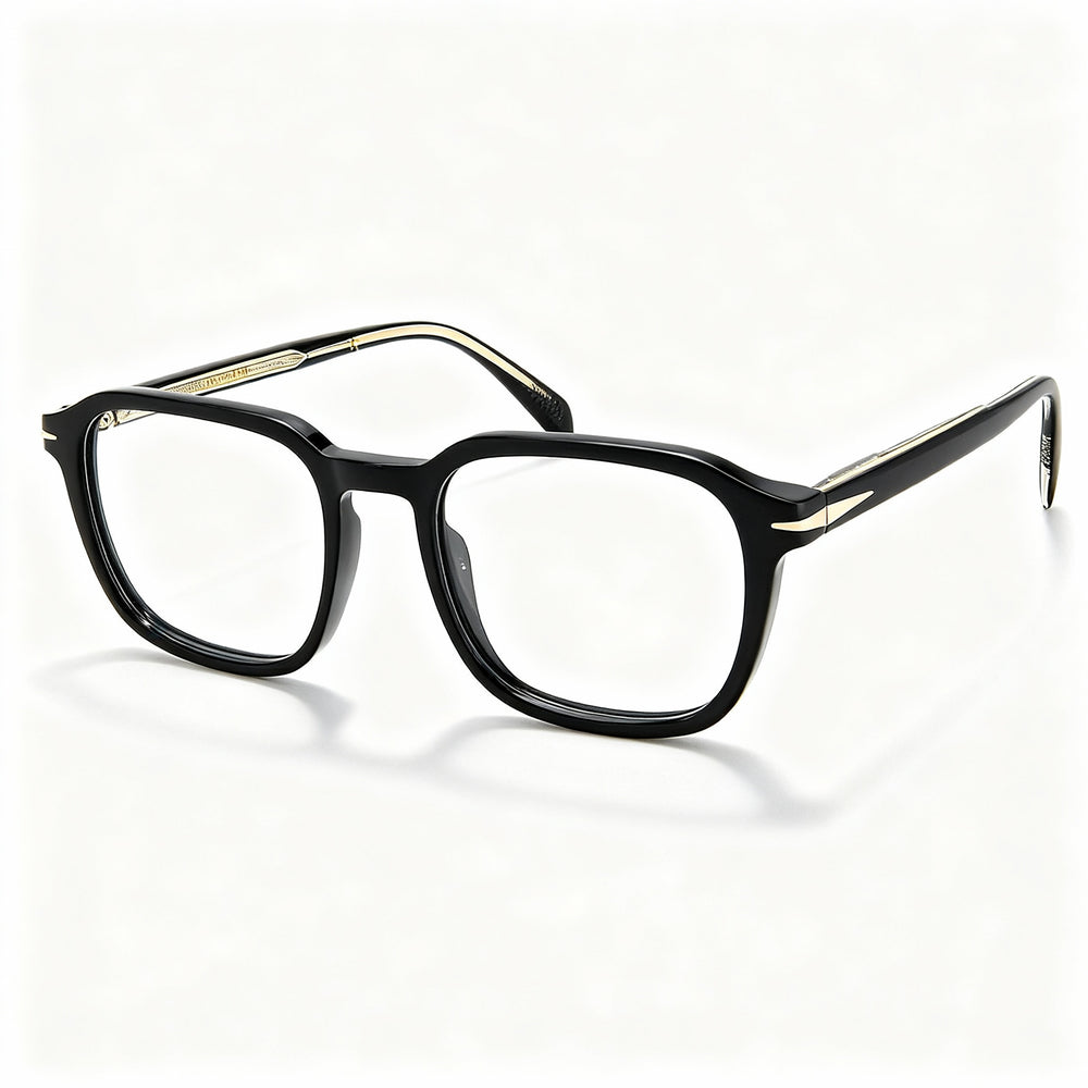 Gafas de sol David Beckham DB 1084 para hombre con montura de plástico negra y lentes de policarbonato polarizado de 51 mm