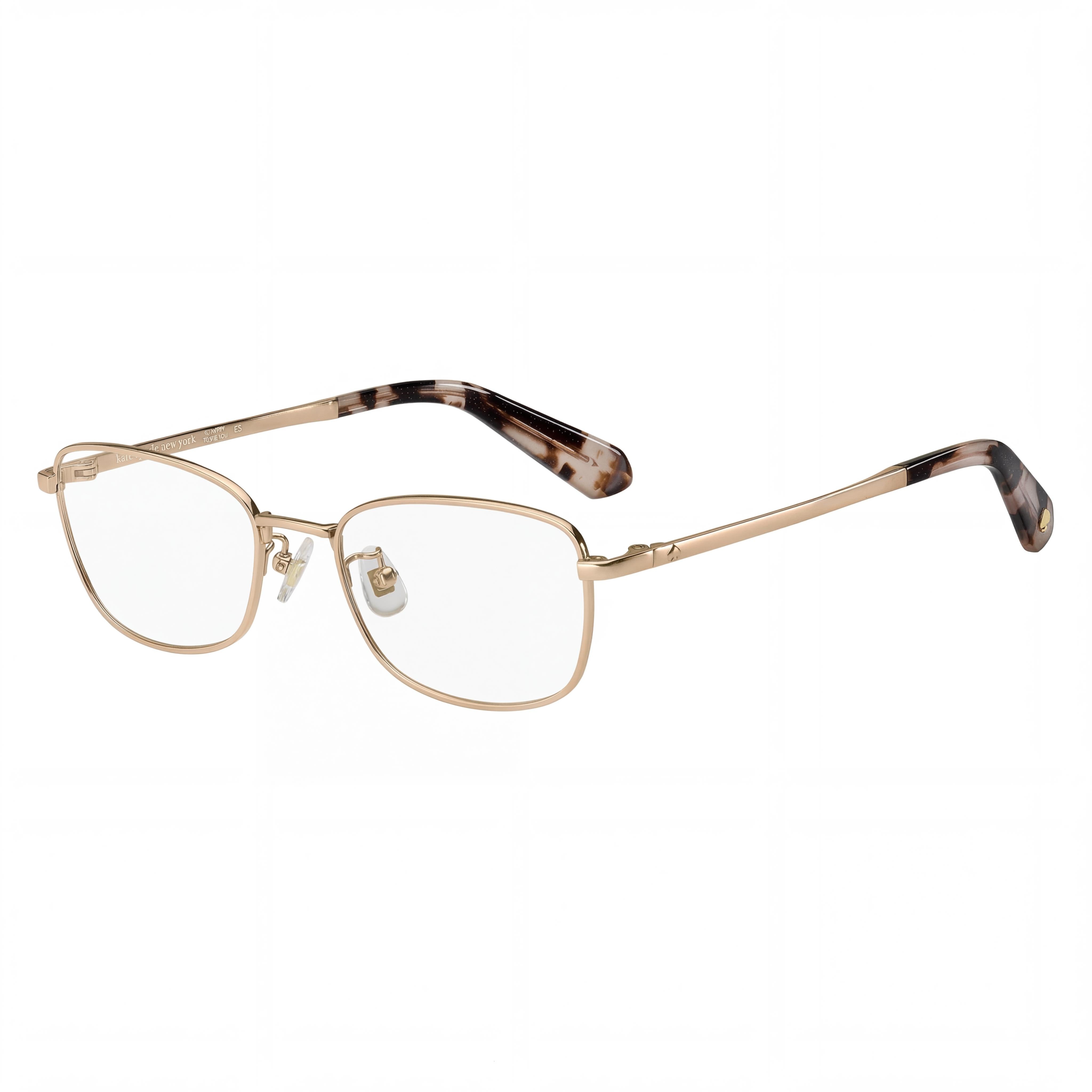 Kate Spade New York Abilene/F Women's Titanium Rose Gold Rectangle Eyeglasses 52mm, Photo 1