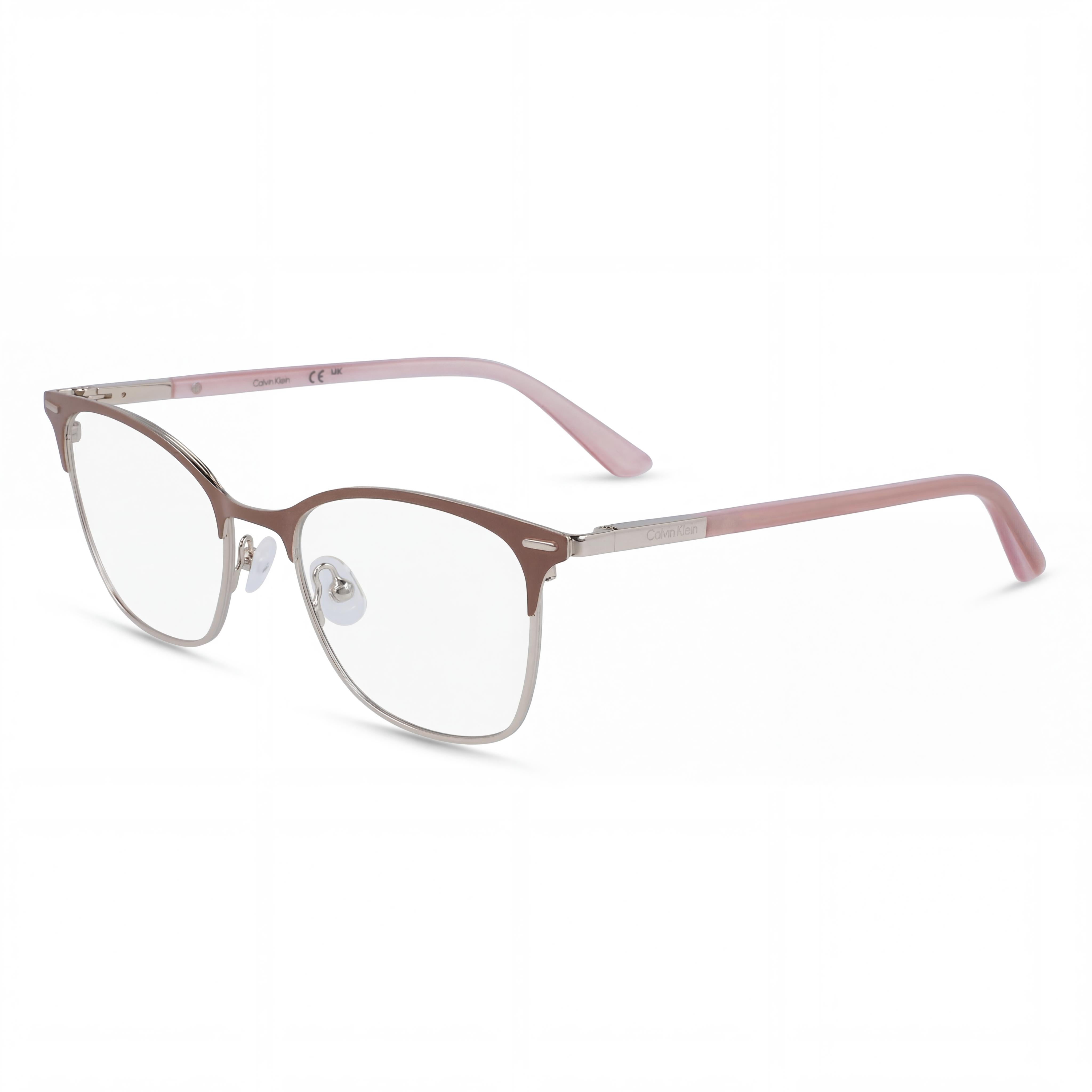 Calvin Klein Ck21124 Women's Optical Frame Eyeglasses in Sand Acetate Material, 51mm Lens Width, Photo 1