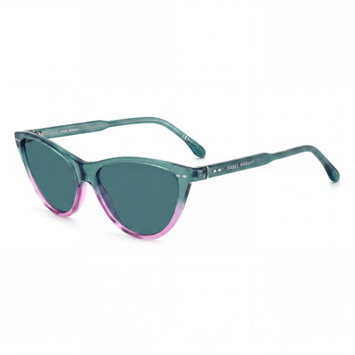 Isabel Marant Im0079s Women's Cat-Eye Tealsh Pink Plastic Sunglasses, 100% UV Protection, 58mm