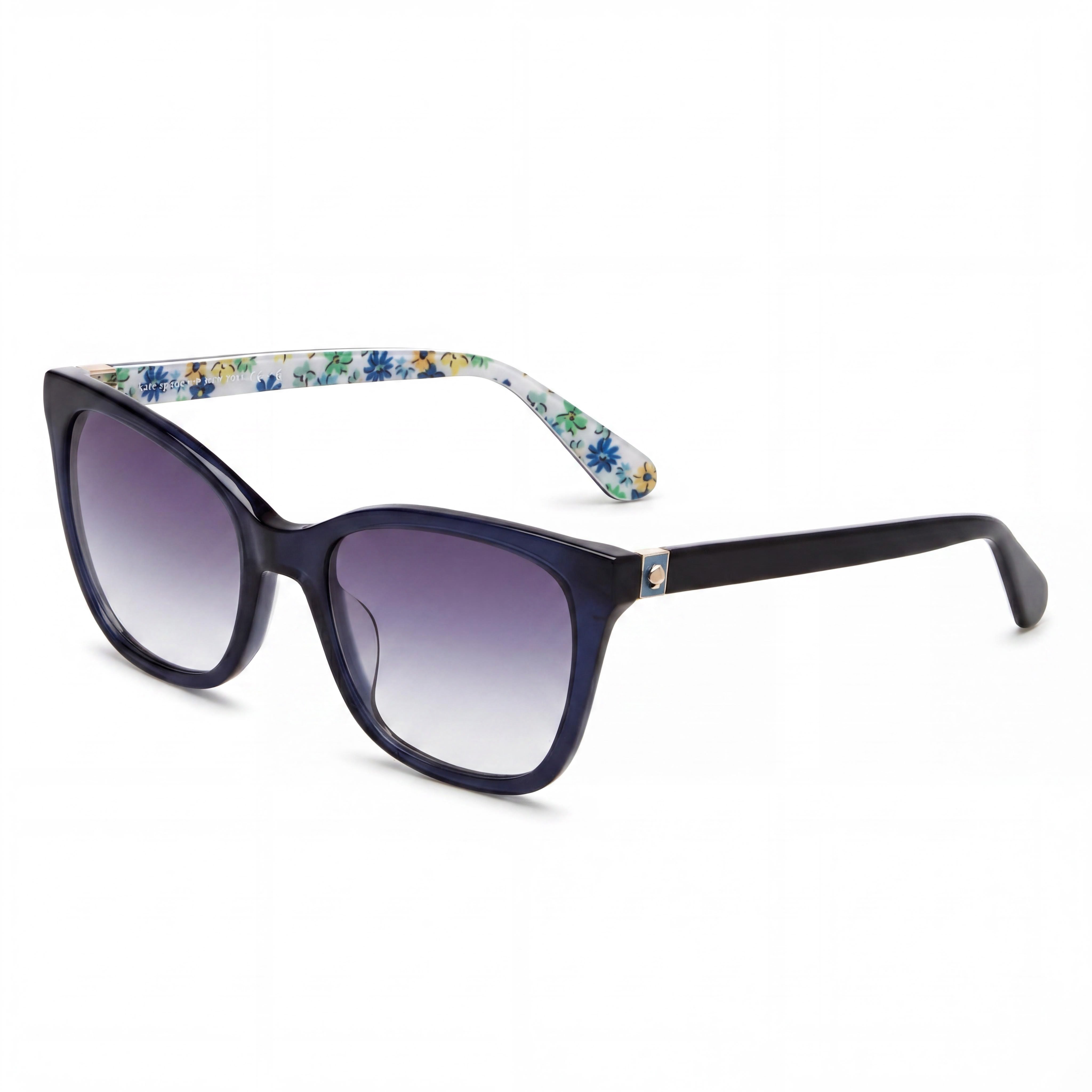 Kate Spade New York Casual Women's Blue Grey Acetate UV Protected Sunglasses 55mm, Photo 1