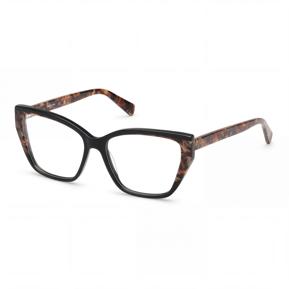 Kenneth Cole New York Classic Unisex Eyewear, Shiny Bordeaux Frame, Multicolor Lenses 54-15-145
