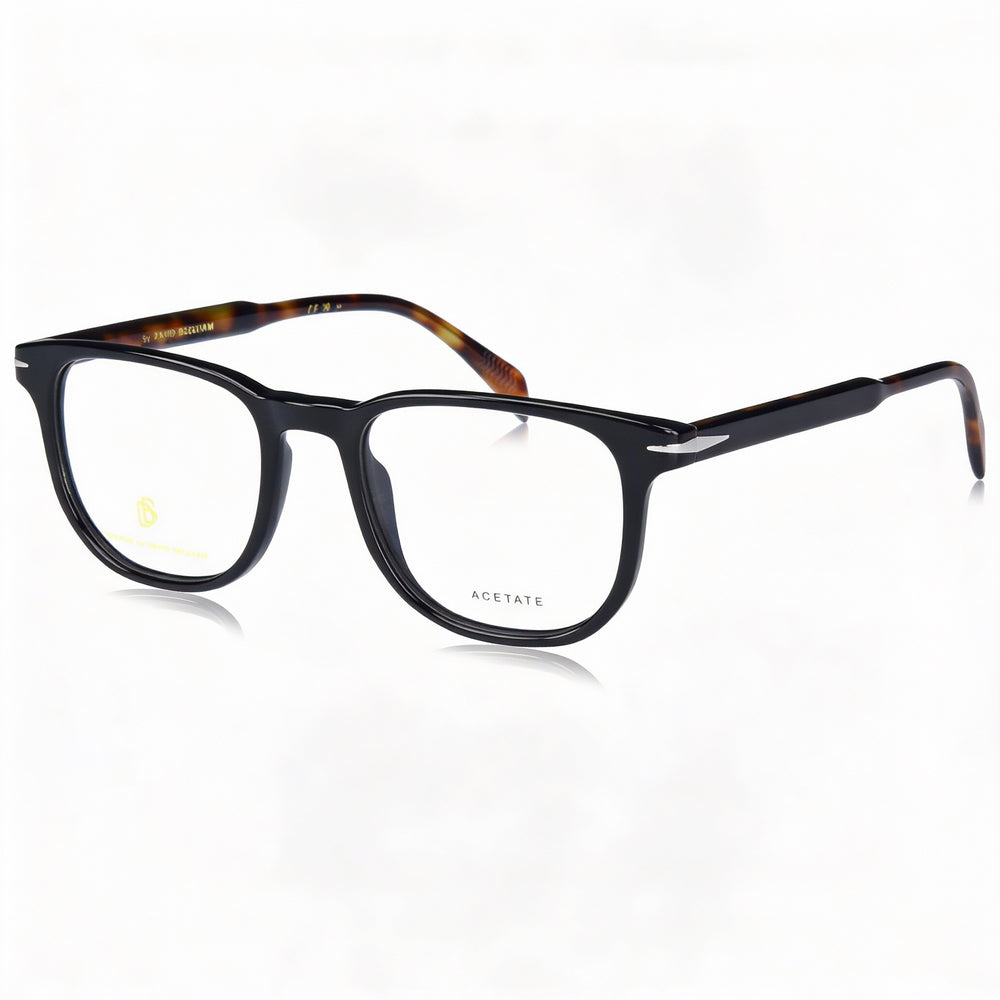 Gafas de sol David Beckham DB 1123 para hombre, estilo casual, de plástico, color negro, estilo Havana, 50 mm
