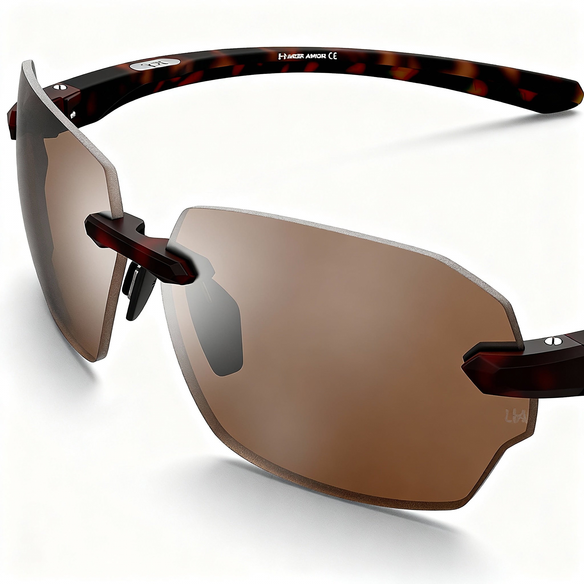 Under Armour Classic Men's Non-Polarized Sunglasses, Brown Silver Havana Polyamide Frame, Silver Oleophobic Lenses 71-12-140