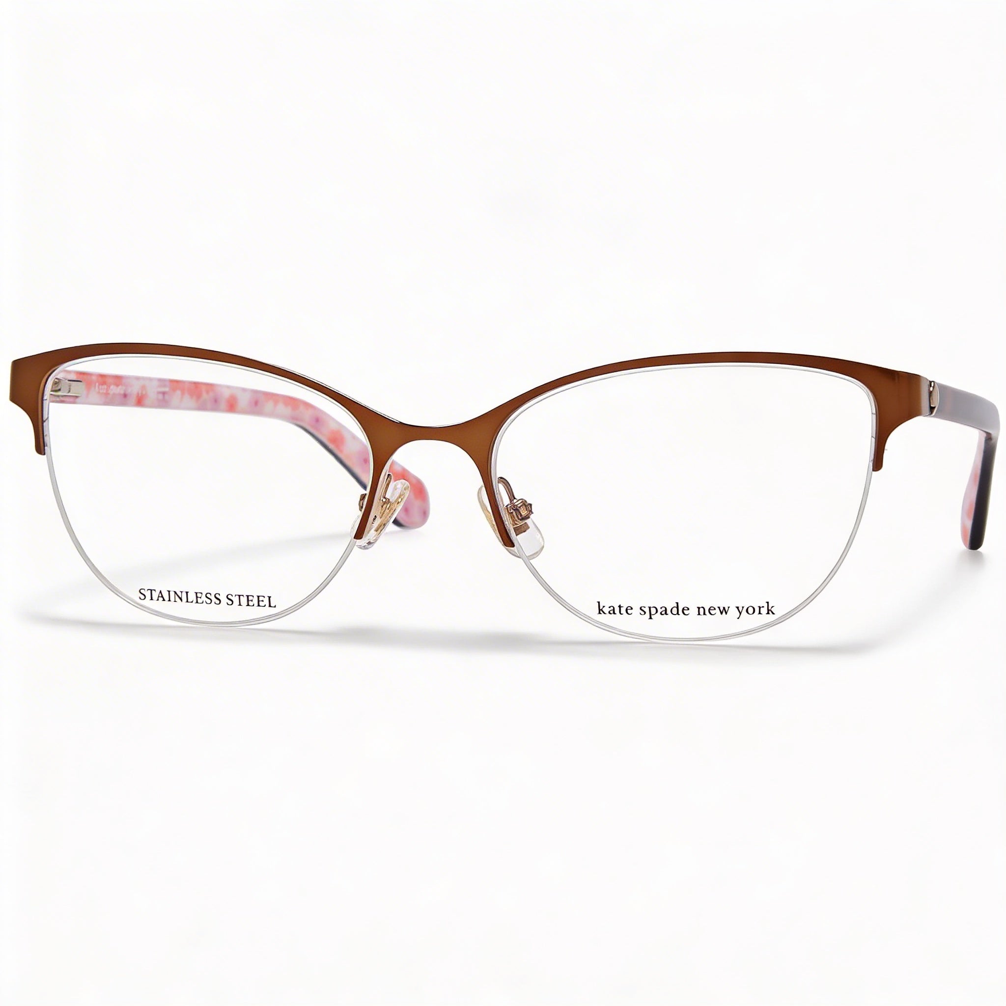 Kate Spade New York Adalina Gafas de Sol para Mujer con Montura Metálica, Color Marrón Mate y 51 mm de Ancho de Lente, Photo 1