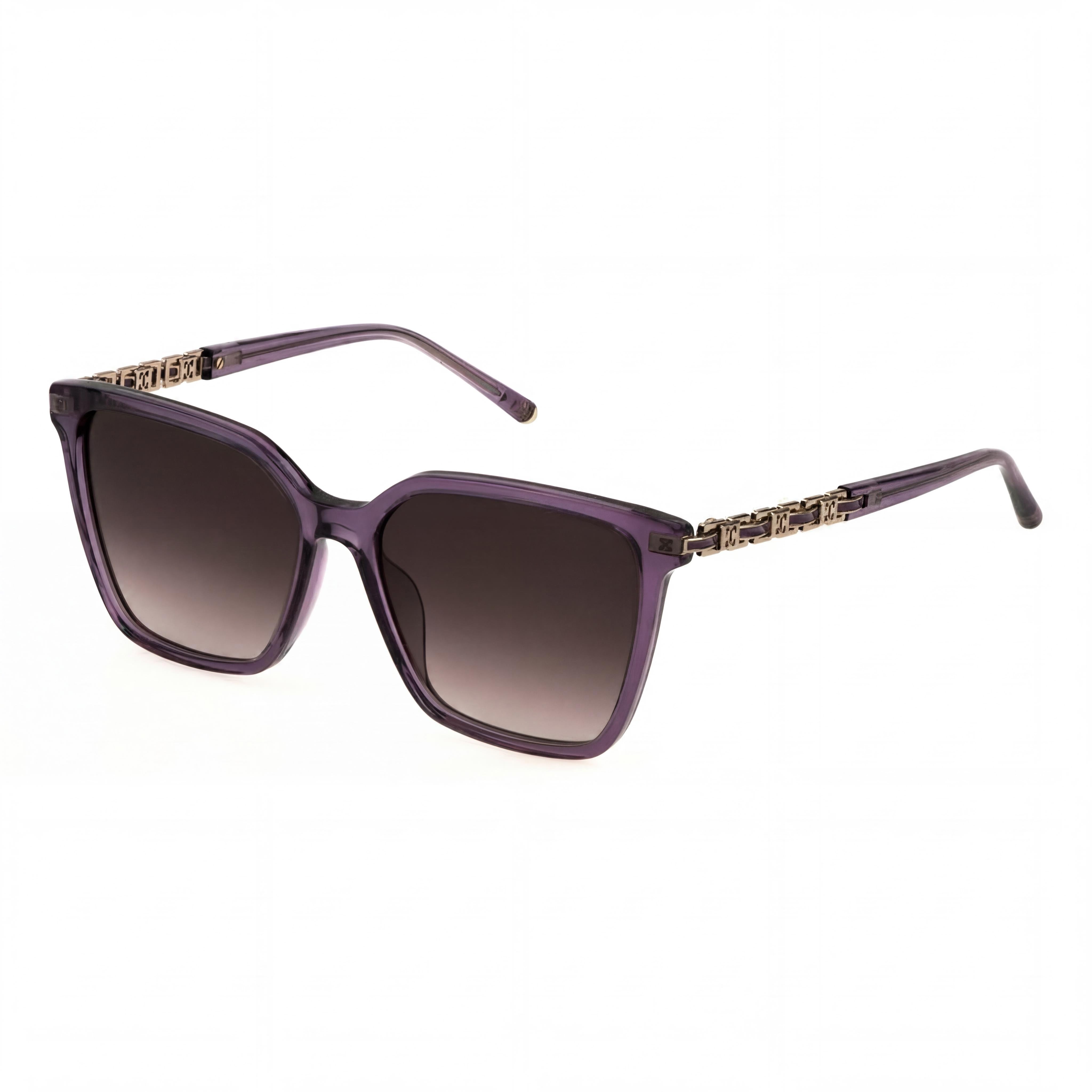 Escada Casual Women's Sunglasses featuring a Multicoloured Acetate Frame and Violet Gradient Lenses, 54mm, Photo 1