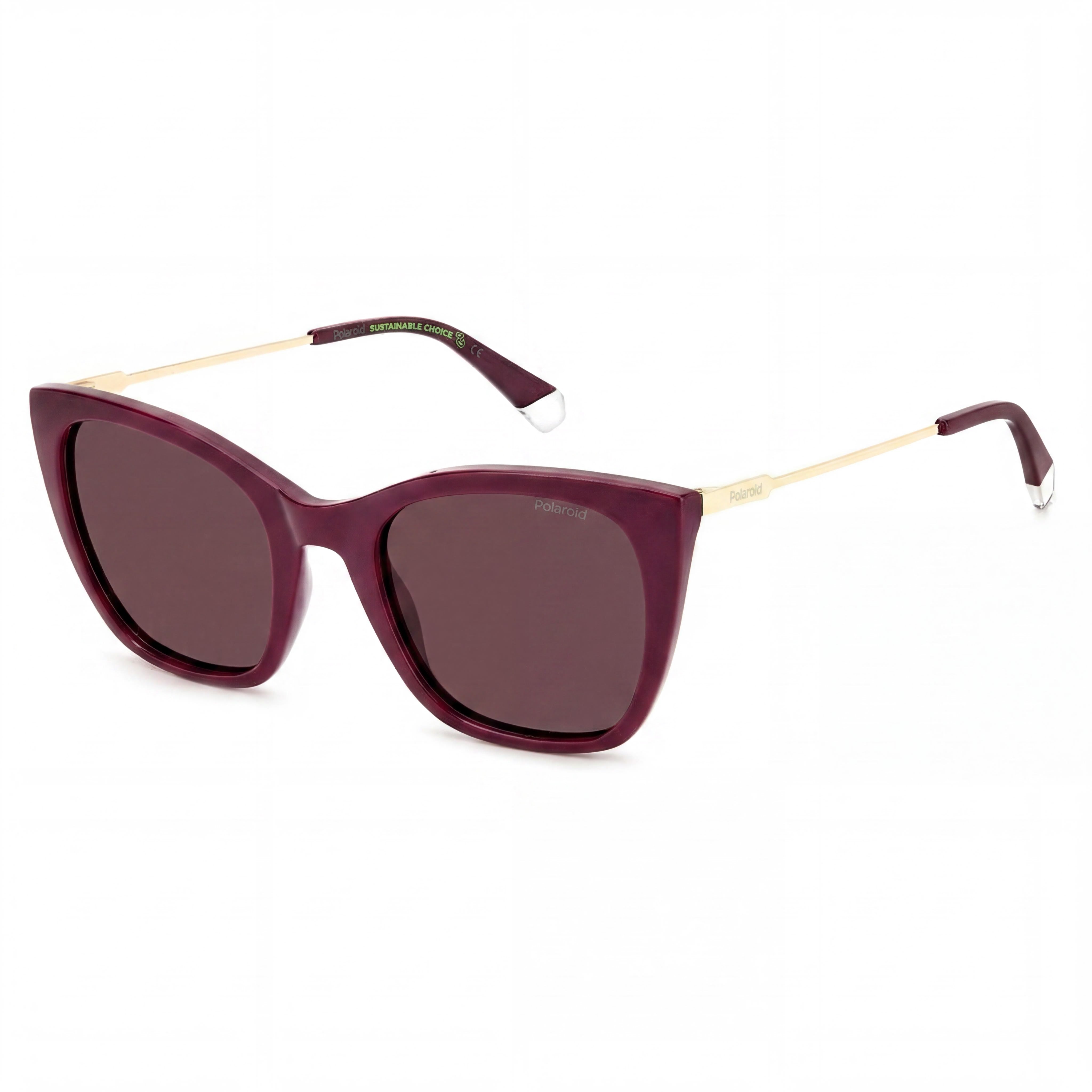 Polaroid Women's PLD 4144/S/X Casual Violet ECO CO-POLYESTER Frame with Violet Polarized UV Protection Lenses 52mm, Photo 1