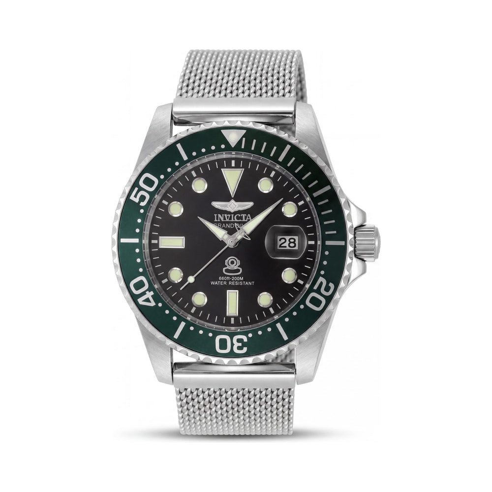 Reloj de cuarzo clásico unisex Invicta Pro Diver 48216, acero inoxidable, esfera dorada, resistencia al agua de 20 bar, correas adicionales, 42 mm