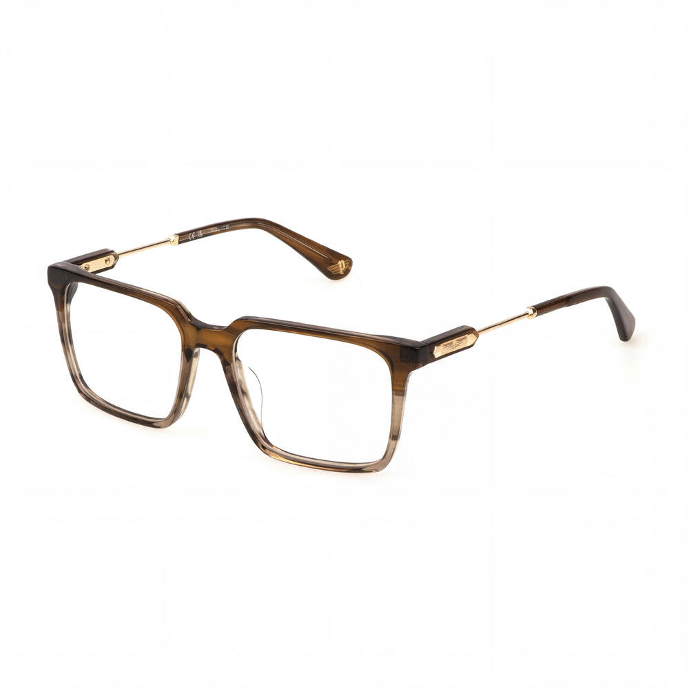 Gafas rectangulares multicolor unisex Police, 53 mm