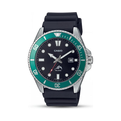Casio MDV106DD-1A2VCF Reloj unisex de acero inoxidable plateado, 44 mm