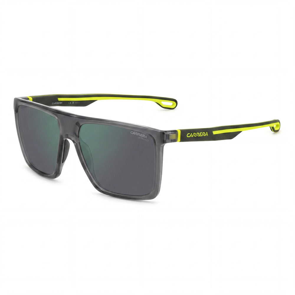 Carrera CASUAL Women's Grey Yellow Fluo Eco Polyamide Non-Polarized UV 400 Sunglasses 58mm