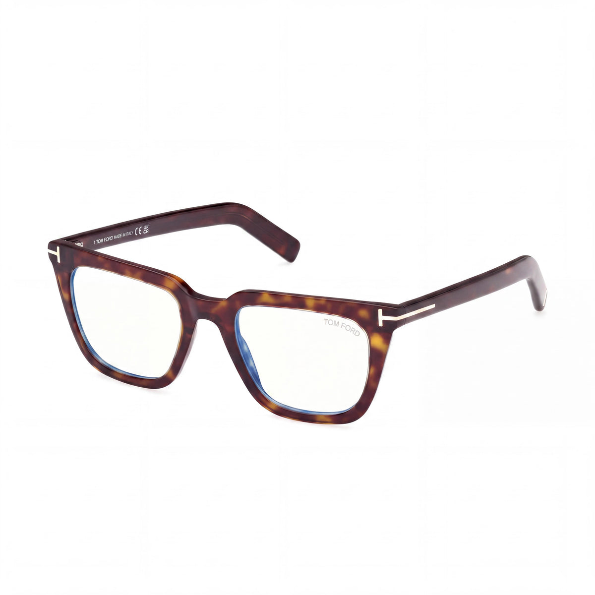 Tom Ford Ft5963-b Unisex Montura Havana Oscuro Lentes No-Policarbonato 50/20/145, Photo 1