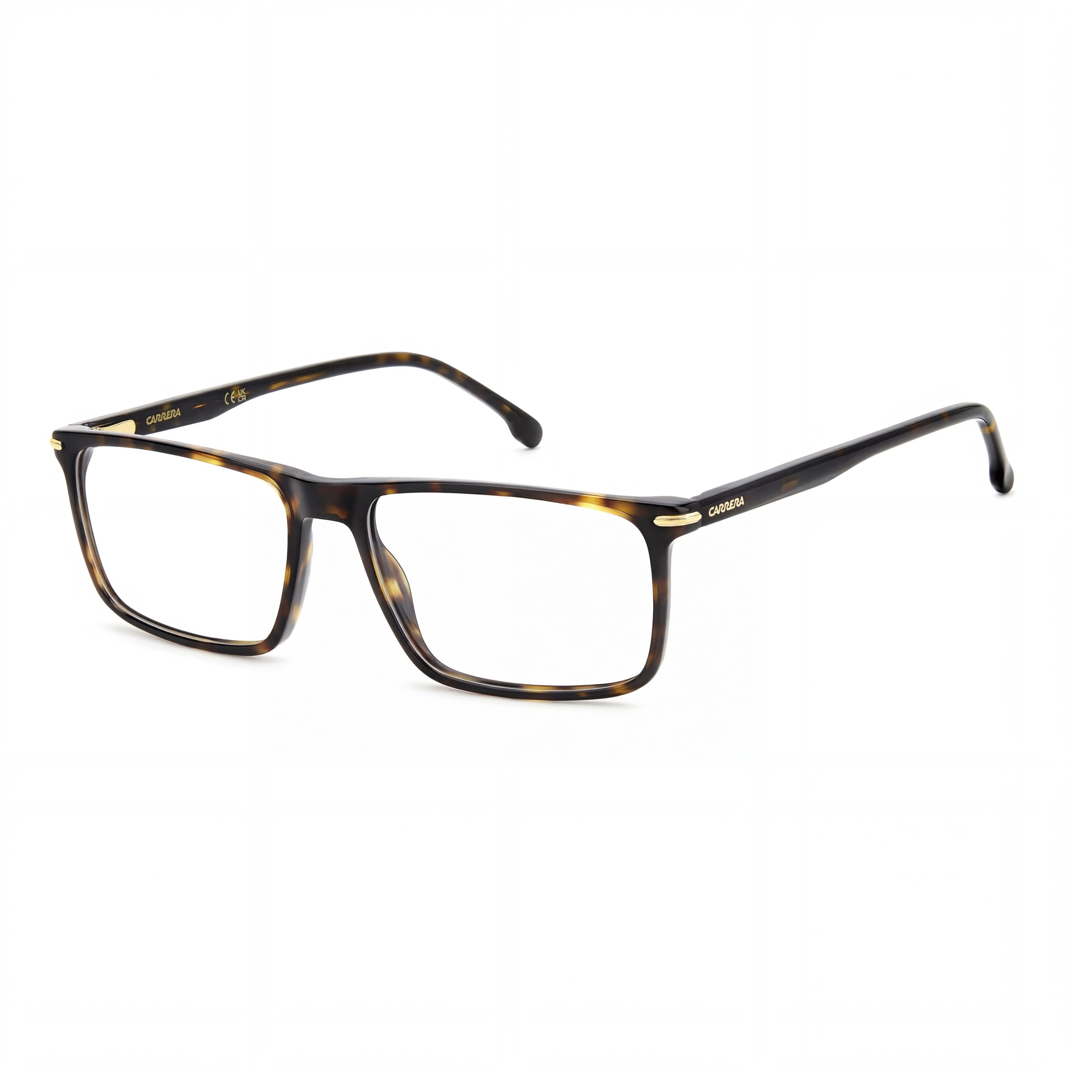 Gafas Ópticas Rectangulares de Acetato Ligeras para Hombre Carrera Modernas con Montura Oro Habana Marrón 53mm, Photo 1