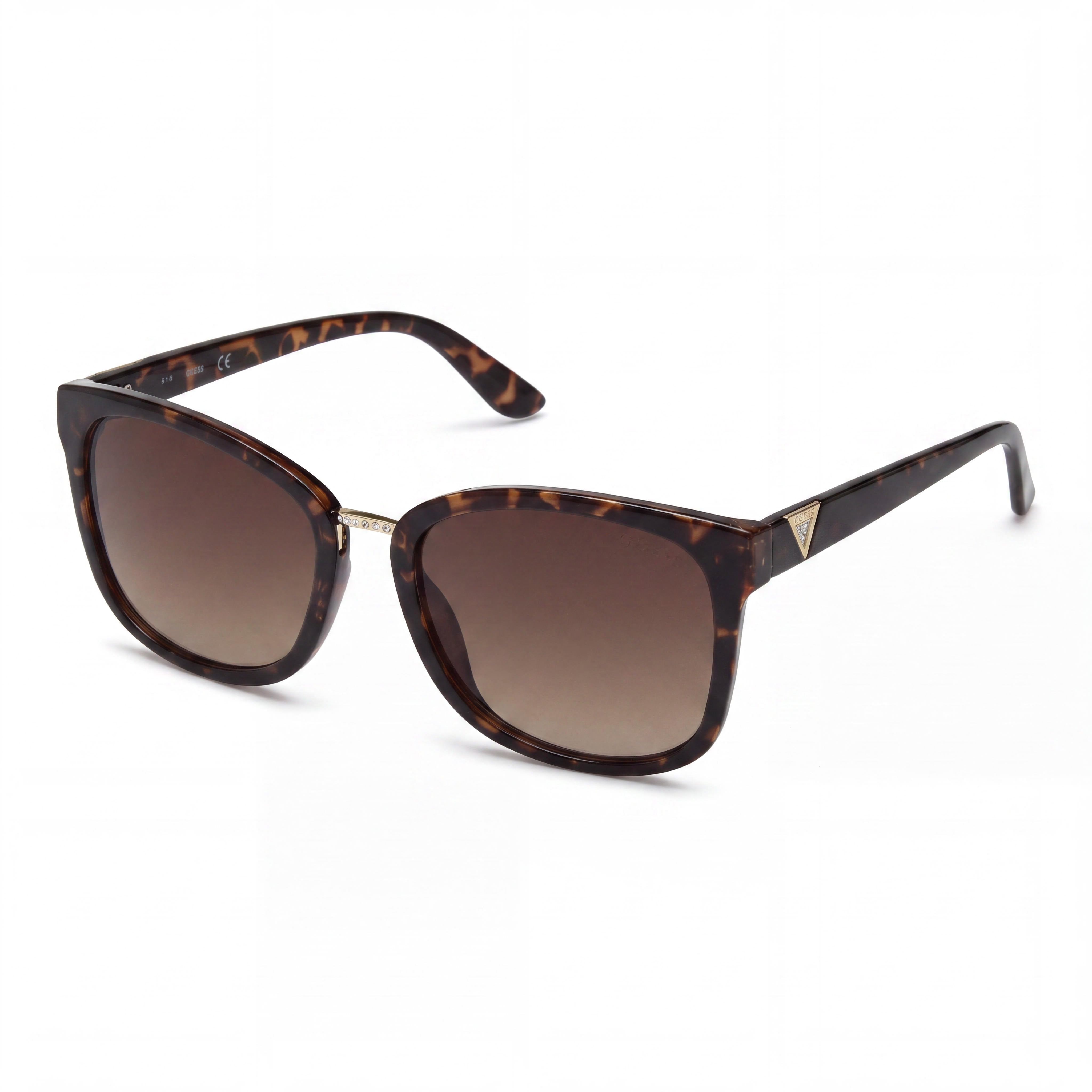 GUESS Classic GF0327 Women's Multi-Coloured Plastic Gradient Brown UV Protection Sunglasses 57mm, Photo 1