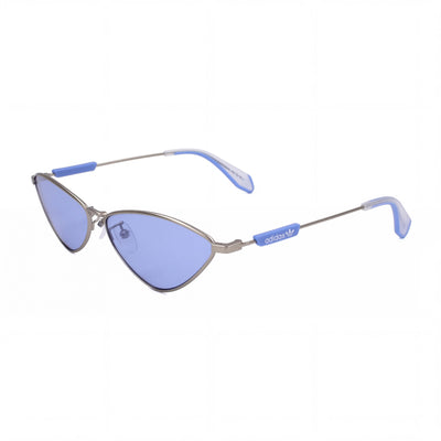 Gafas de sol casuales adidas Originals para mujer metálicas brillantes color paladio azul UV 400 61/14/140