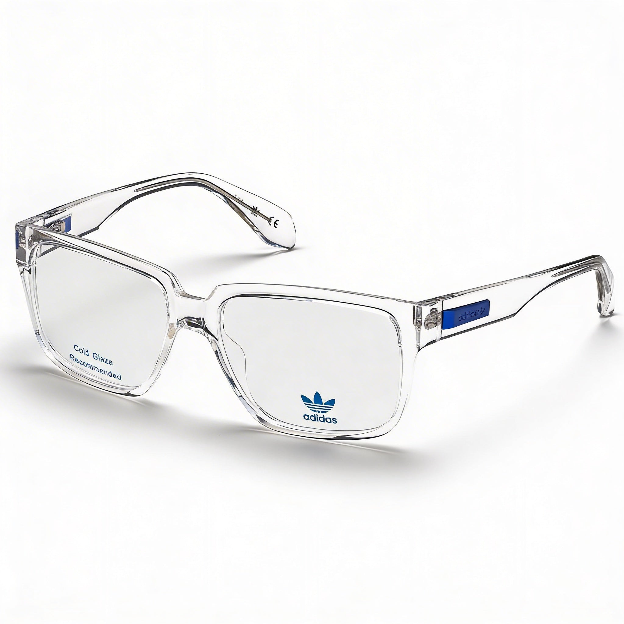Adidas Originals Modern Men's Clear Plastic Optical Frames with 55mm Lens Width, 16mm Bridge, 140mm Temple Length, Photo 1