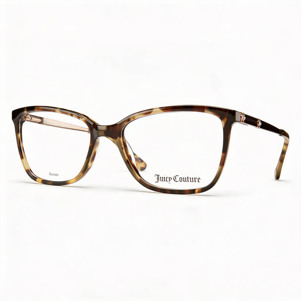 Montura de gafas de plástico Juicy Couture Juicy 171 color carey con lentes transparentes para mujer 53-17-135