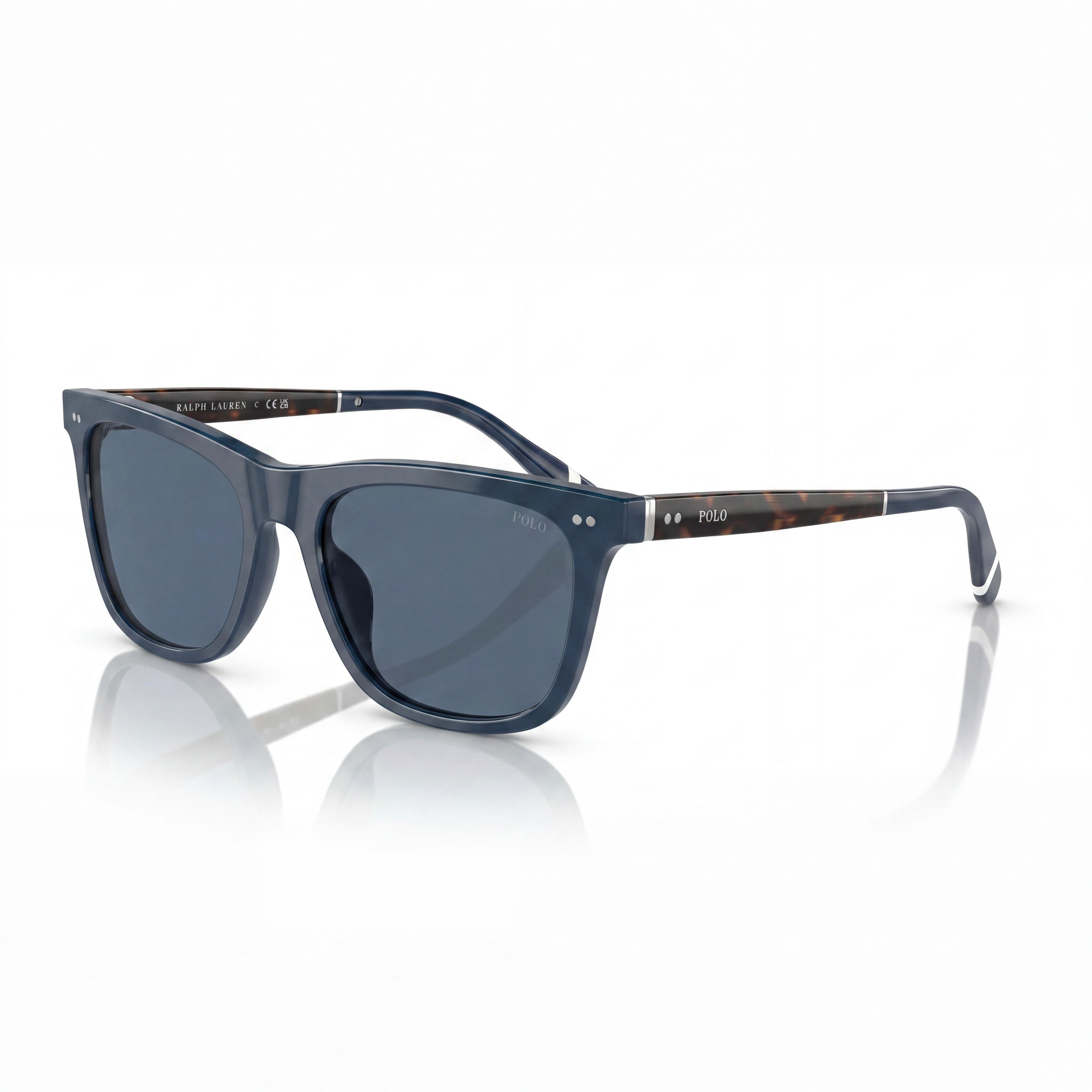 POLO RALPH LAUREN Ph4205u Gafas de Sol Multicolores de Acetato de Ajuste Universal para Mujer con Lentes Azules 56mm, Photo 1