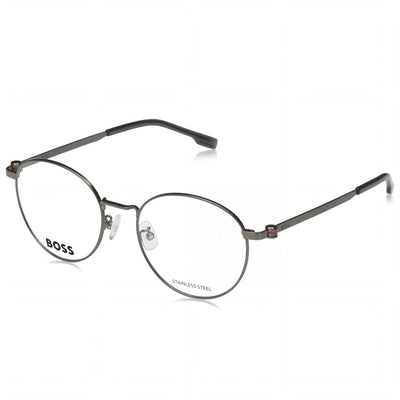 Gafas de sol Hugo Boss Modern Dark Ruth para hombre, montura de acero de aleación, lentes de policarbonato no polarizadas, 52 mm