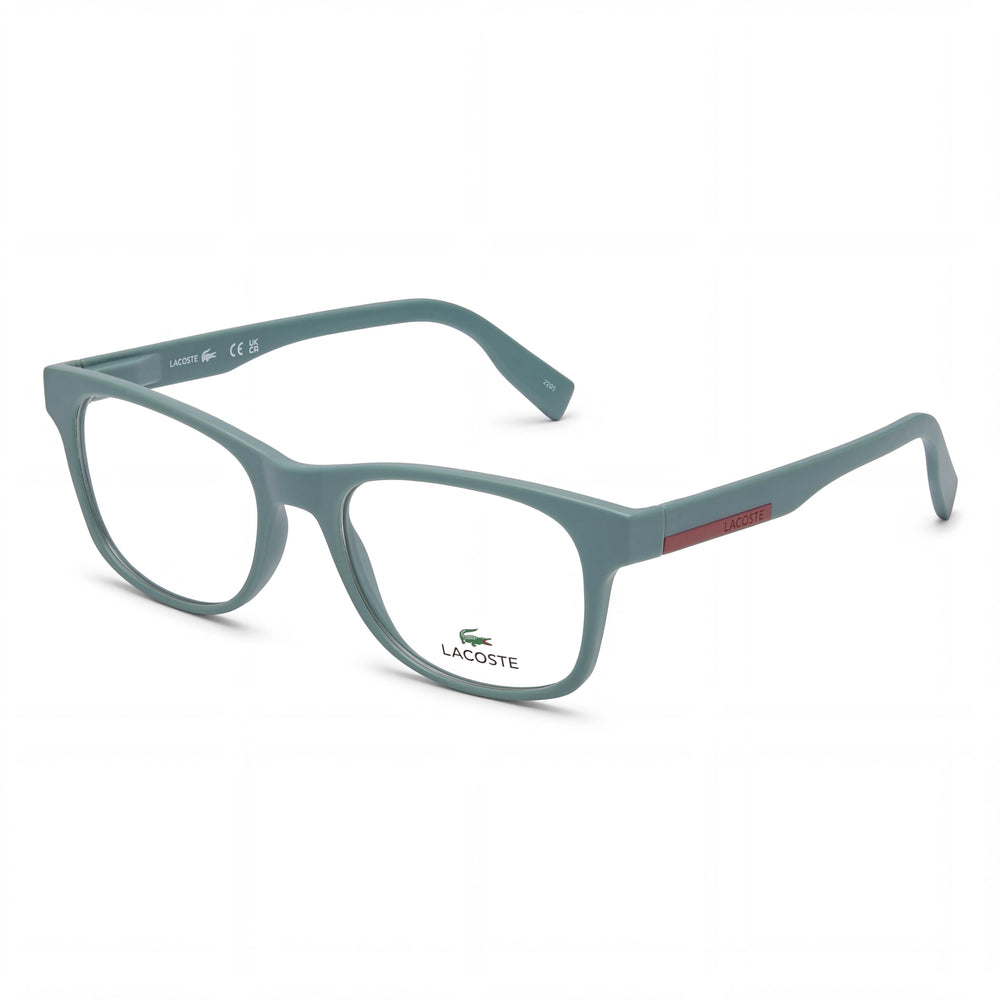 Gafas de sol Lacoste L2913 modernas para mujer con montura de acetato verde mate y lentes no polarizadas de 53 mm
