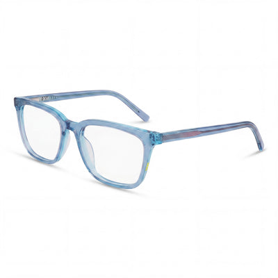 DKNY Dk5060 Women's Acetate Optical Frames in Blue Laminate with Blue Laminate Lenses 52mm