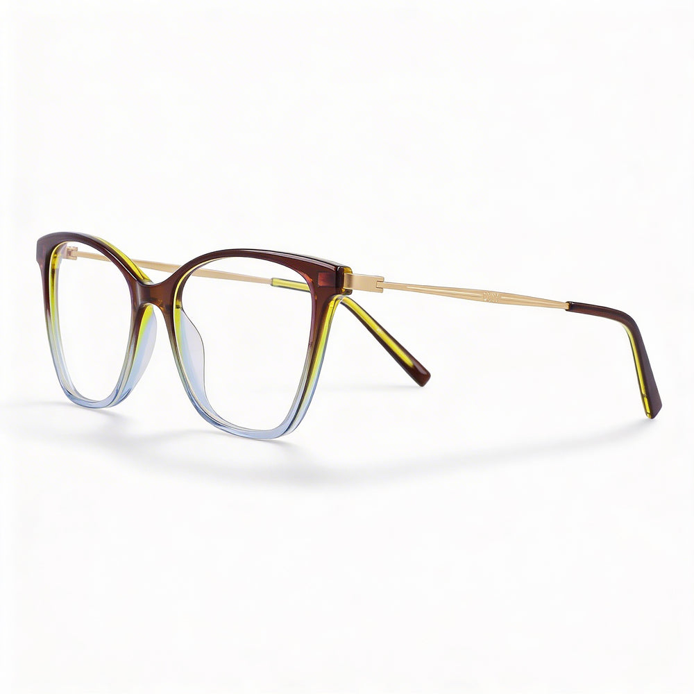 DKNY Dk7010 Women's Acetate Crystal Moss Blue Eyeglasses 53mm