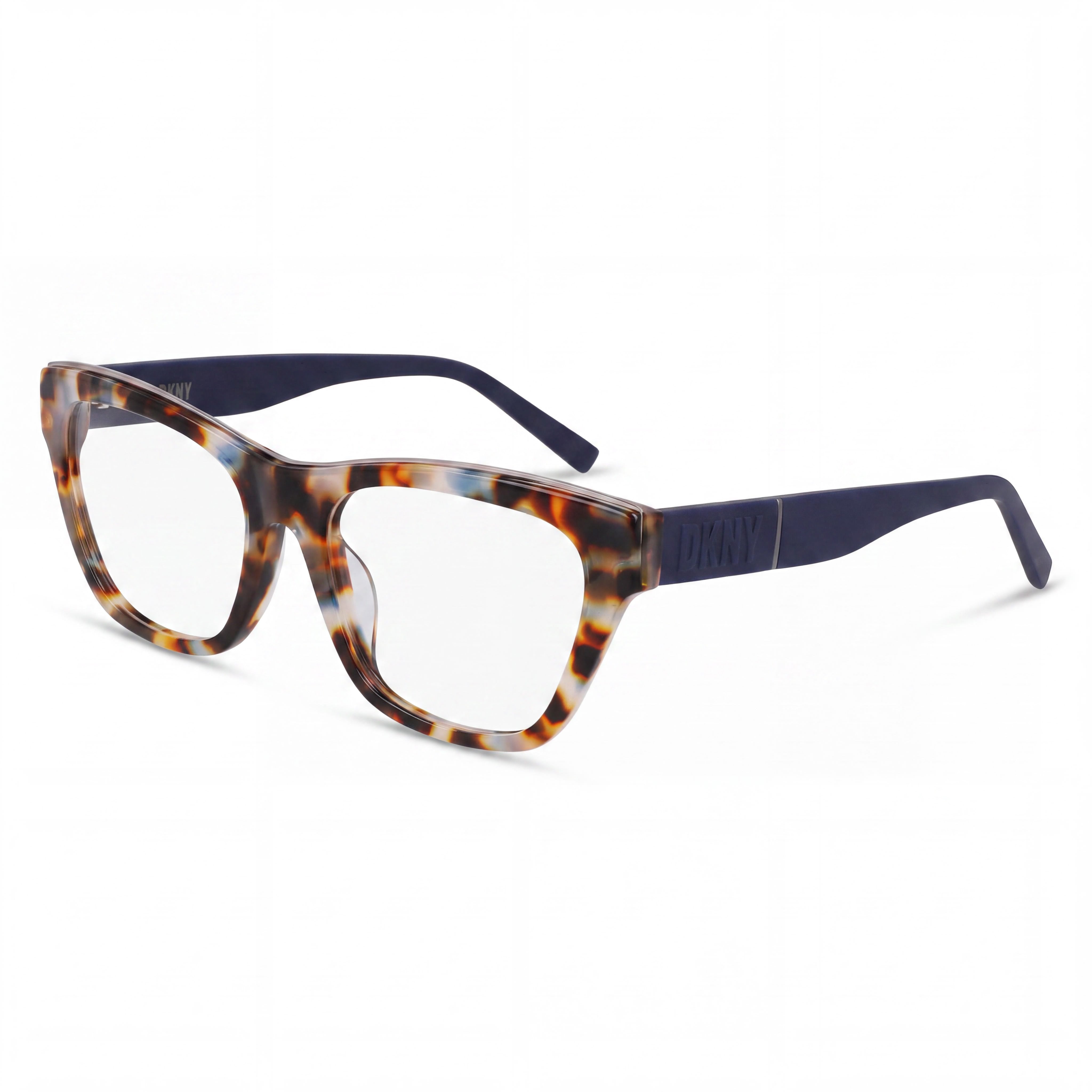 Gafas DKNY Modern DK5063 para mujer de acetato con montura y lentes en color carey hueso/tinta, 54mm de ancho de lente, Photo 1