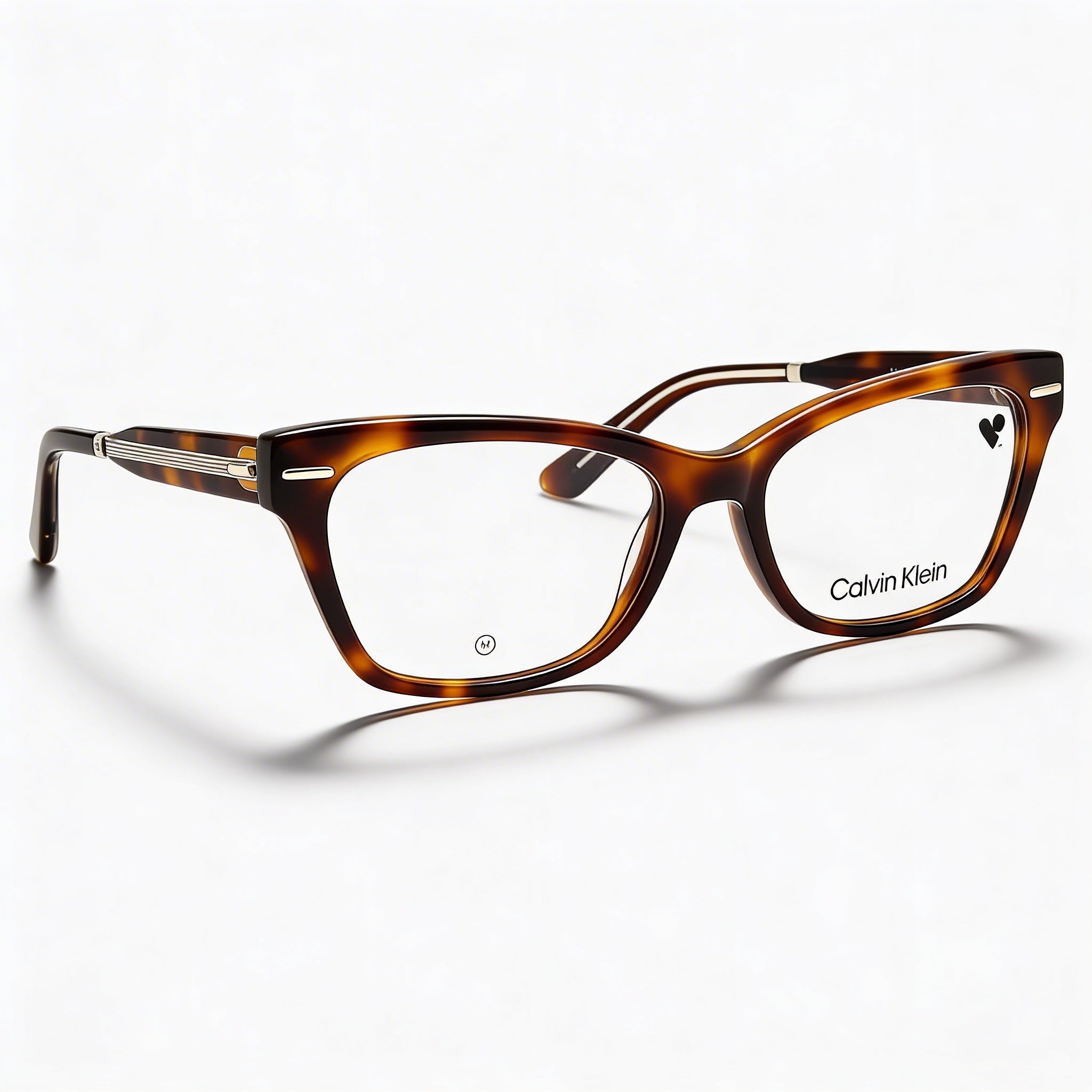 Calvin Klein Ck23512 Unisex Sunglasses featuring a Metal Frame, Lenses, Havana, with a 52mm Lens Width, Photo 1