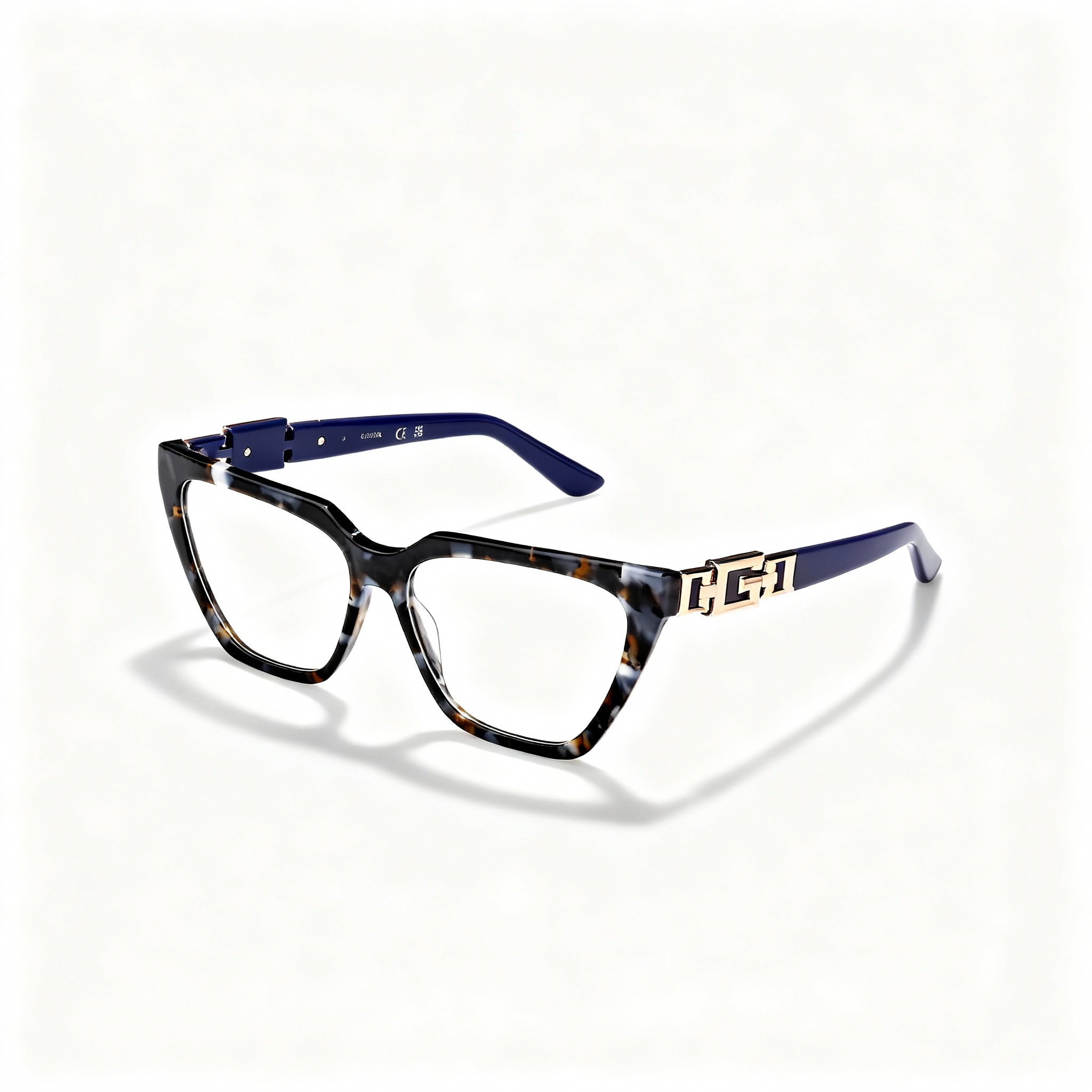 GUESS GU2985 Women's Multicoloured Cat-Eye Optical Eyeglasses Frames, Size 145-14-41mm, Photo 1