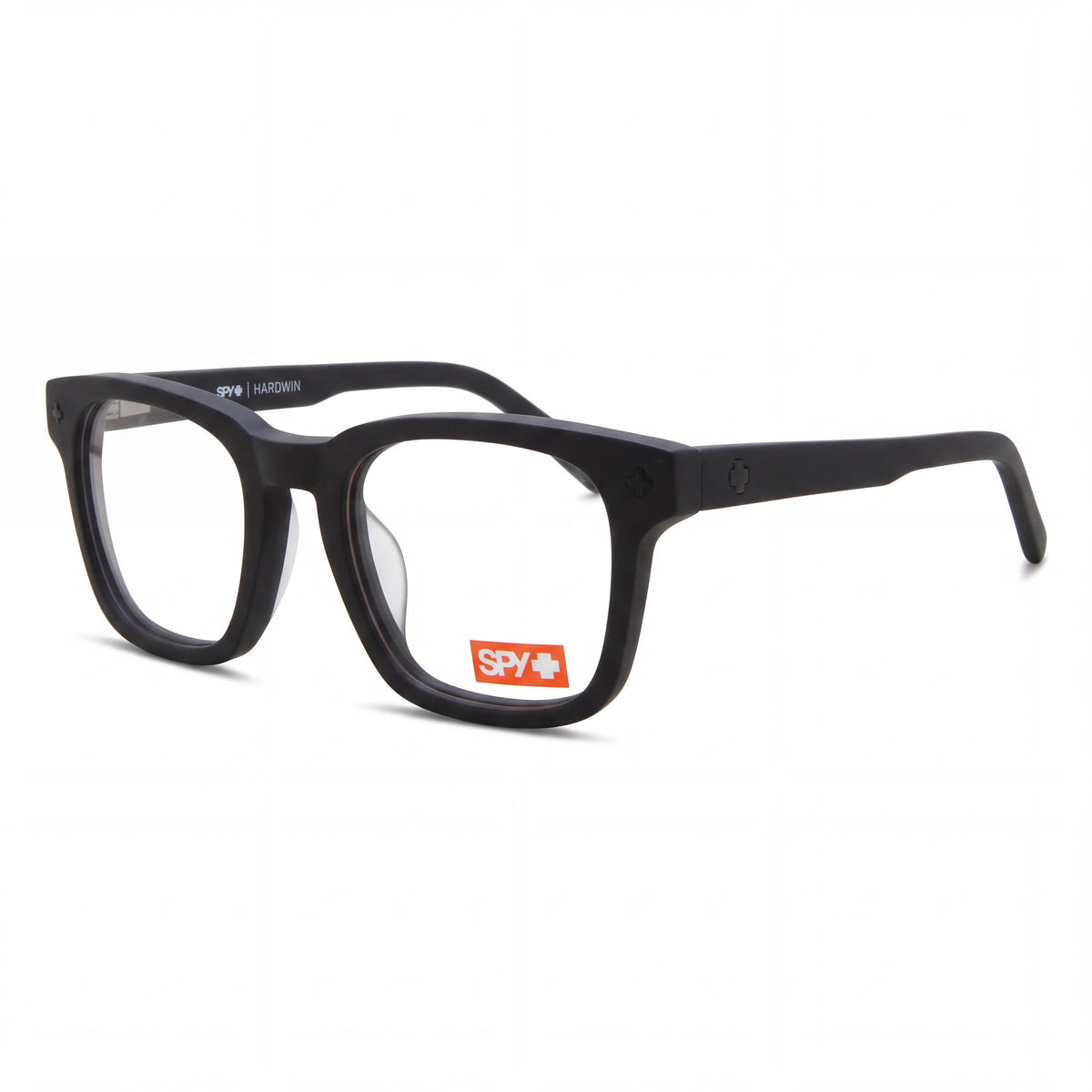 Spy HARDWIN 52 - Matte Black Unisex Acetate Full Rim Square Non Clear Lens Eyeglasses 52mm, Photo 1