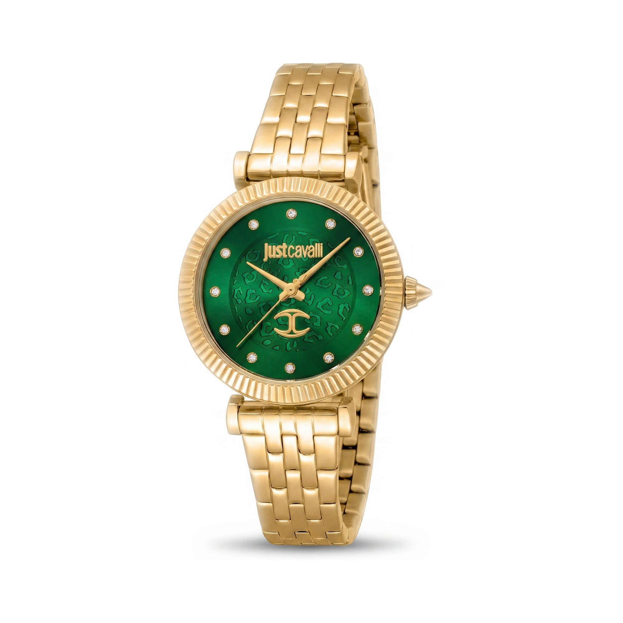 Just Cavalli JC1L266 Women's Bottle Green Japanese Quartz Watch, Photo 1