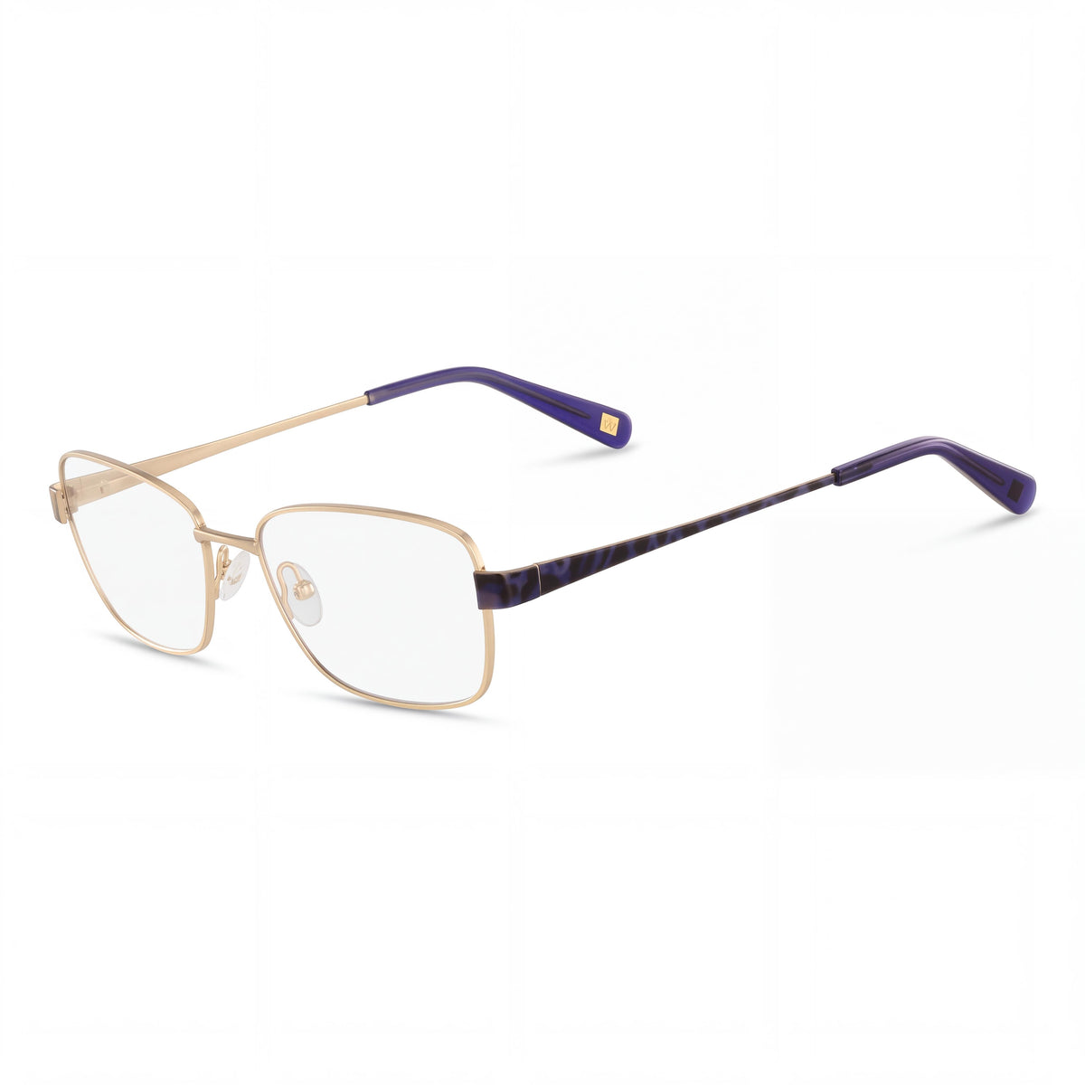 Nine West Nw1068 Gold Metal Women's Prescription Ready Optical Frames with Clear Demo Lenses, Size 51-17-135, Photo 1